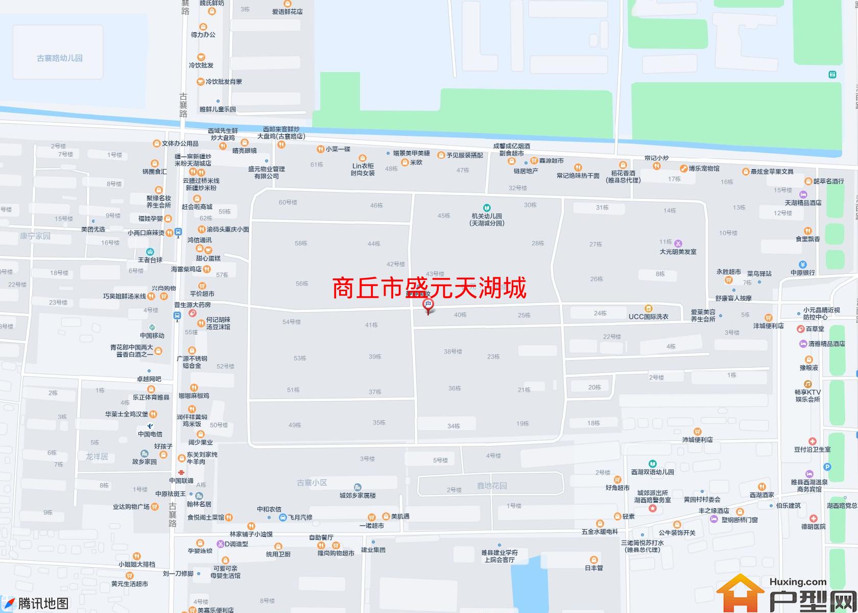 盛元天湖城小区 - 户型网