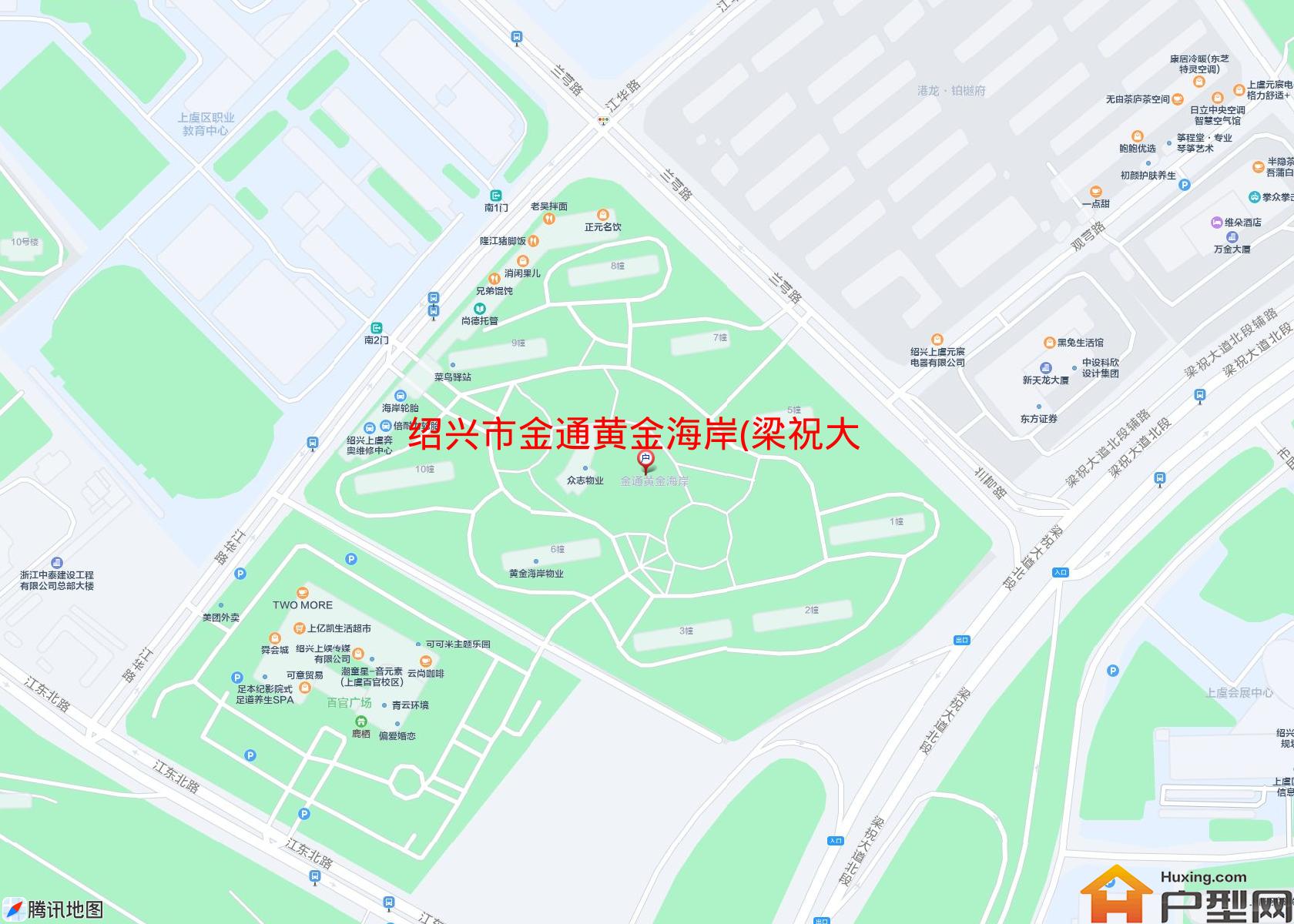 金通黄金海岸(梁祝大道北段)小区 - 户型网