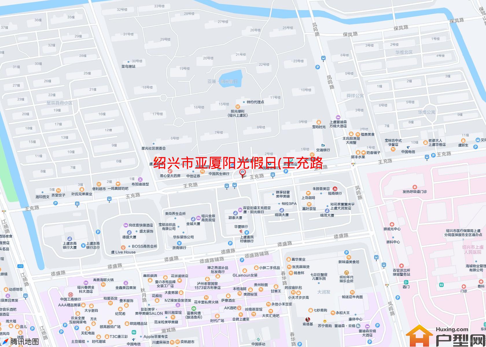 亚厦阳光假日(王充路555号)小区 - 户型网