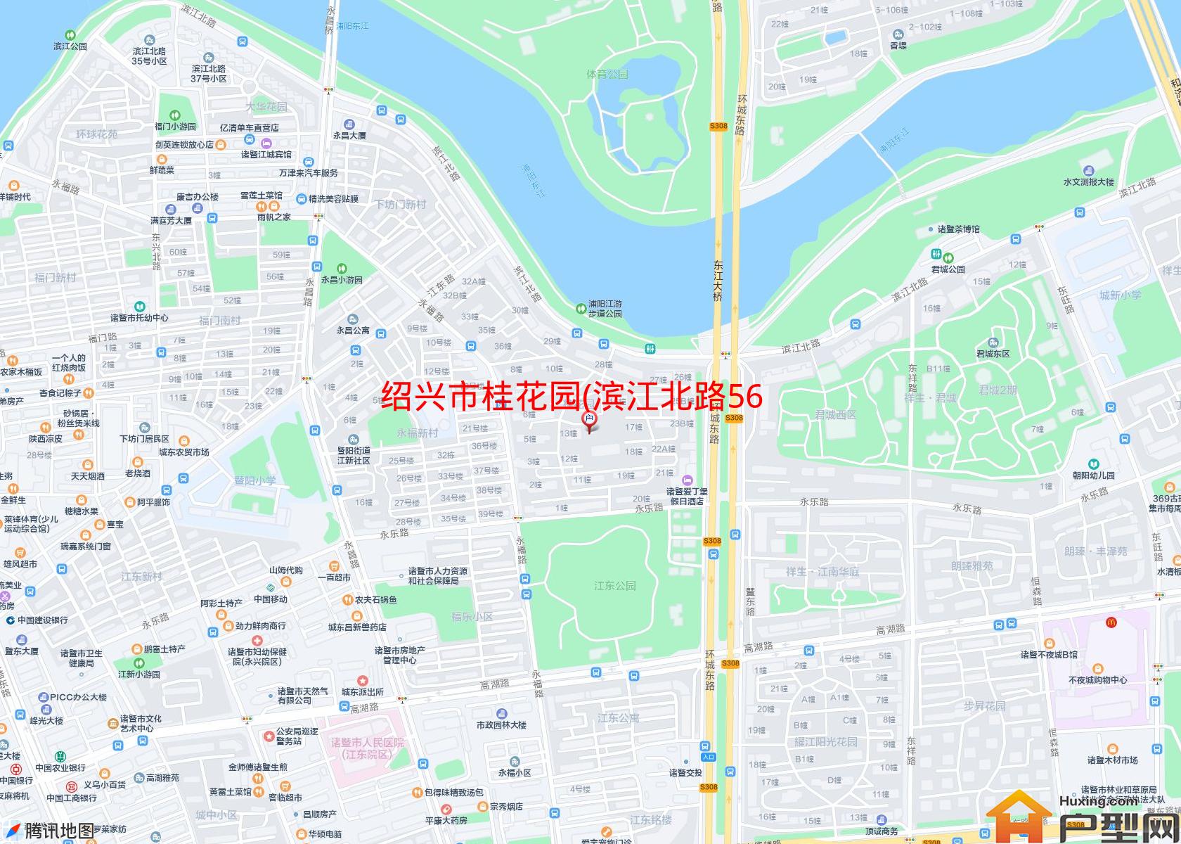 桂花园(滨江北路56号)小区 - 户型网