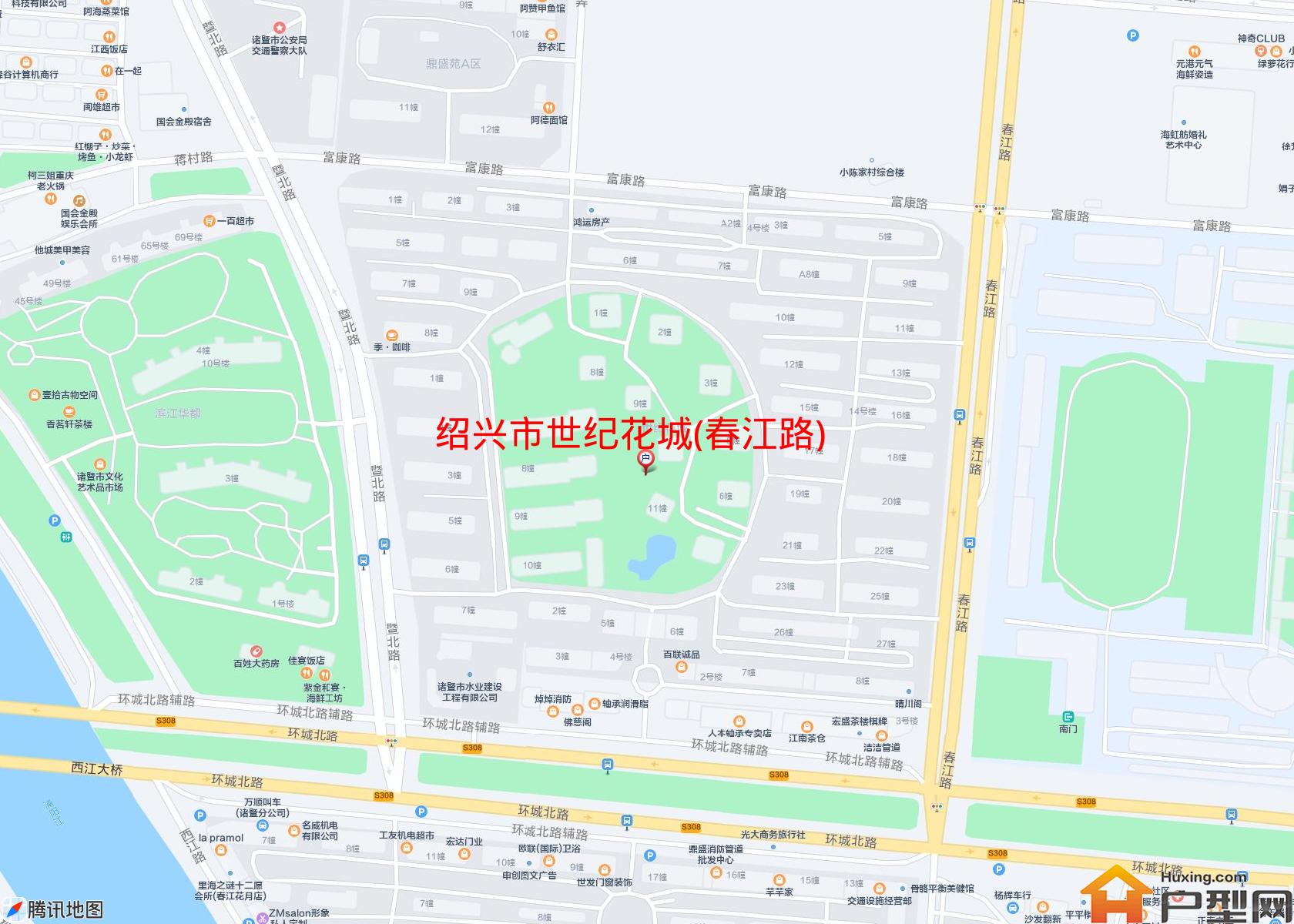 世纪花城(春江路)小区 - 户型网