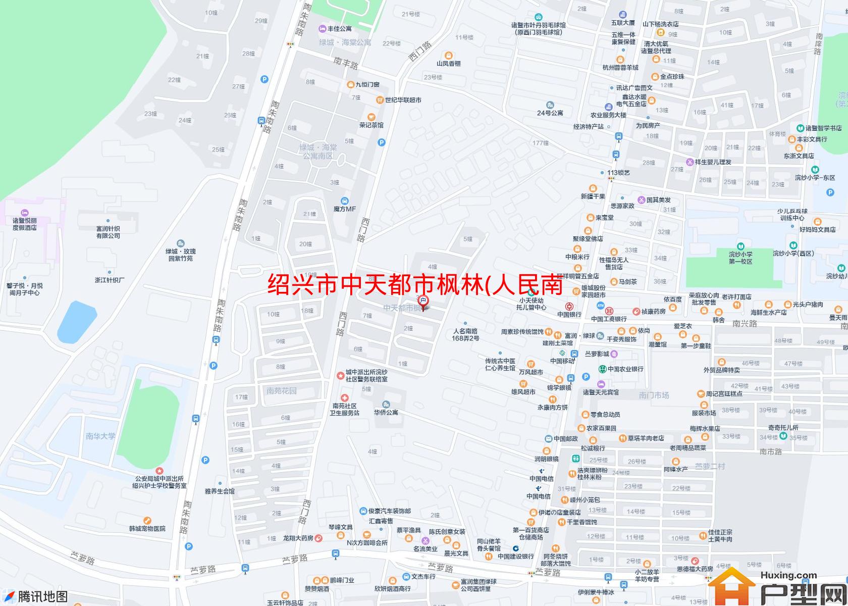 中天都市枫林(人民南路152号)小区 - 户型网
