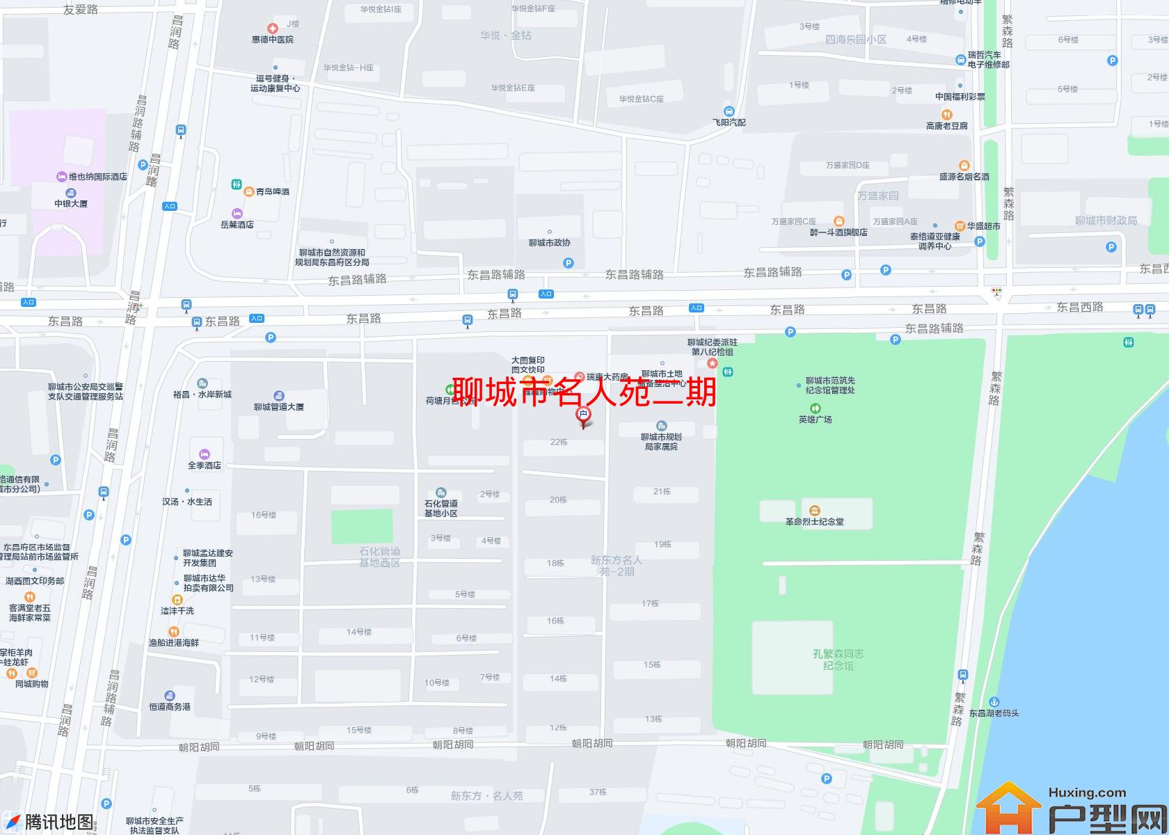 名人苑二期小区 - 户型网