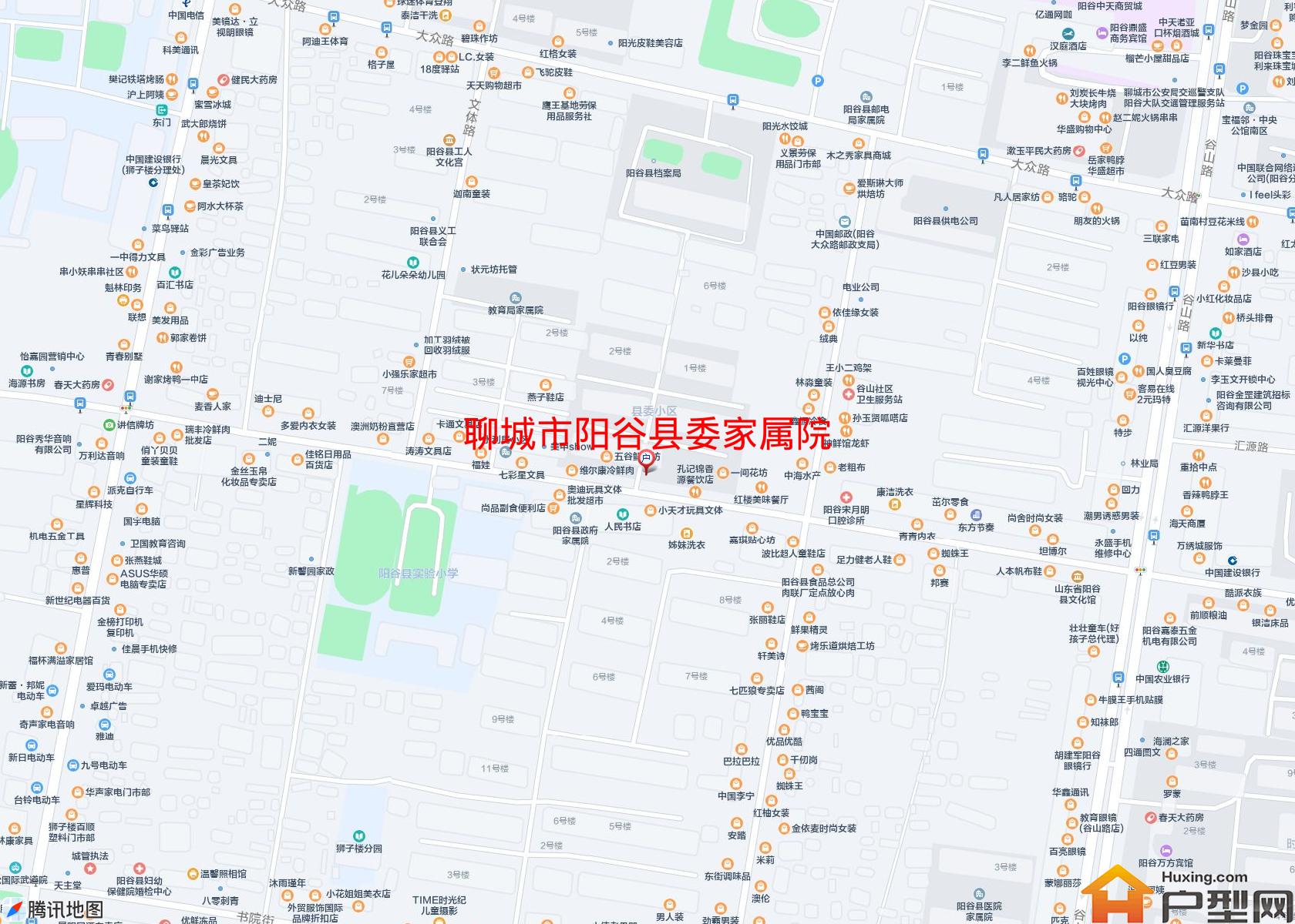阳谷县委家属院小区 - 户型网
