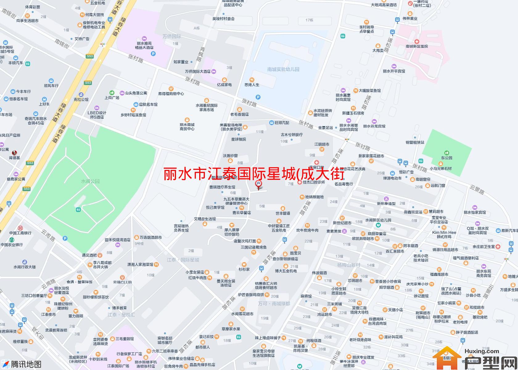 江泰国际星城(成大街)小区 - 户型网