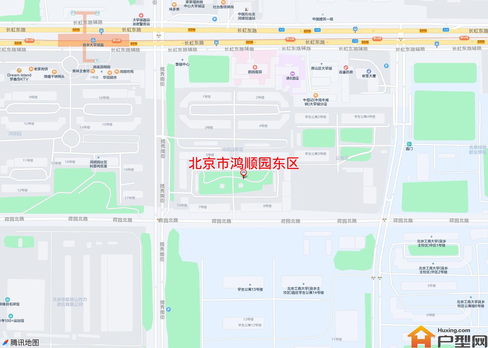 鸿顺园东区小区 - 户型网