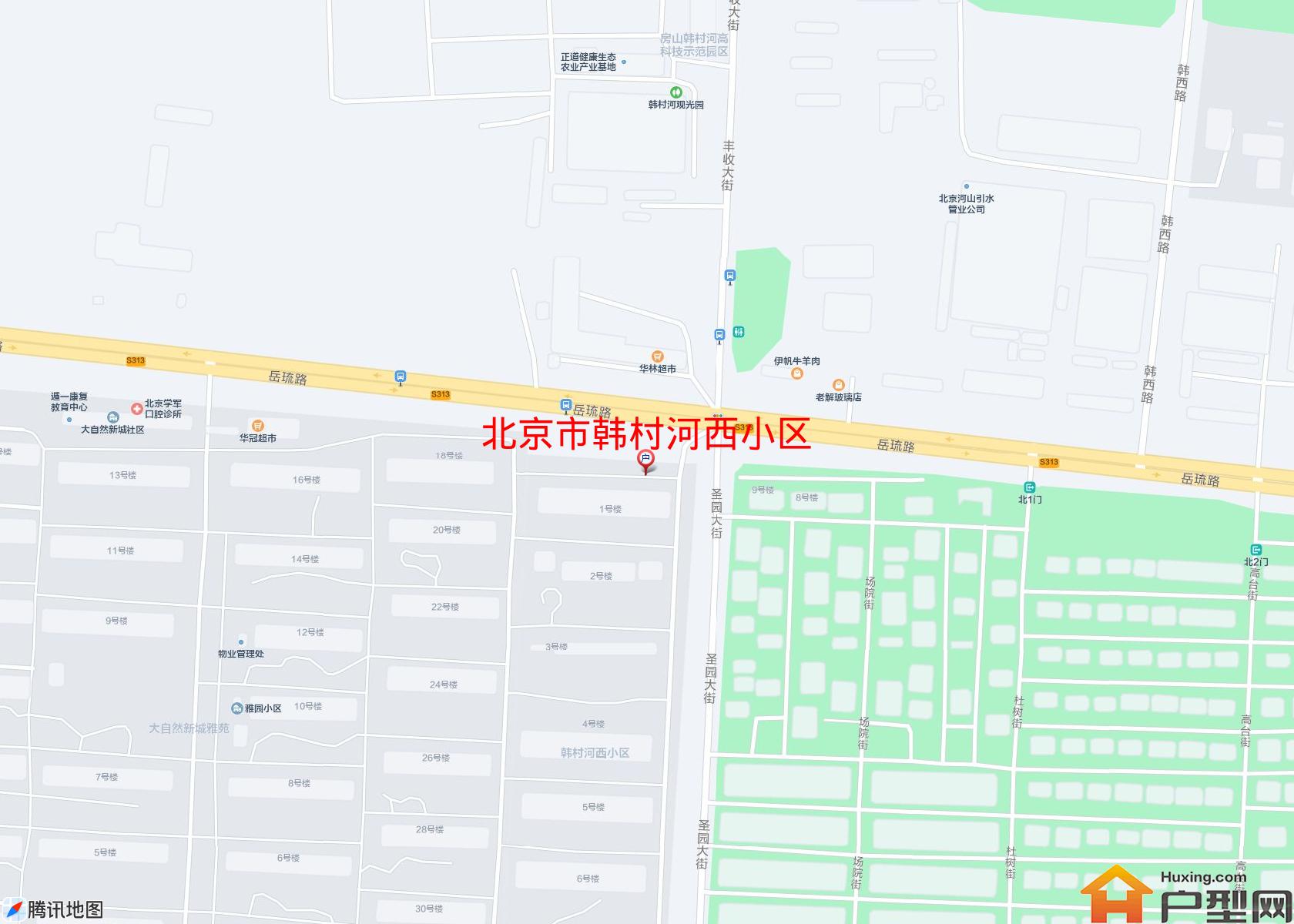 韩村河西小区小区 - 户型网
