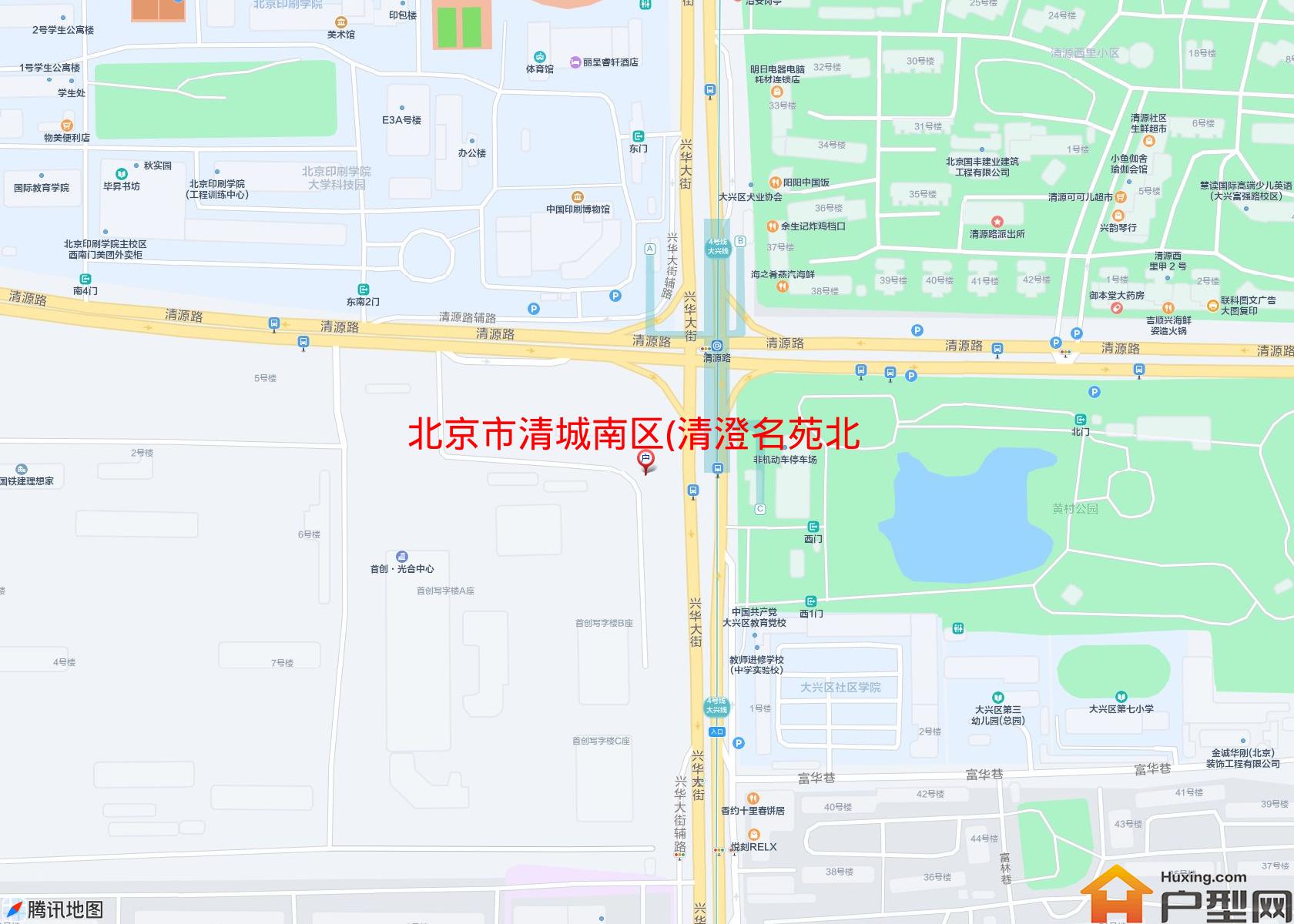 清城南区(清澄名苑北区)小区 - 户型网