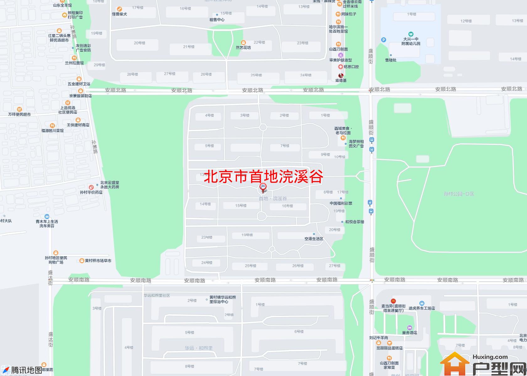 首地浣溪谷小区 - 户型网