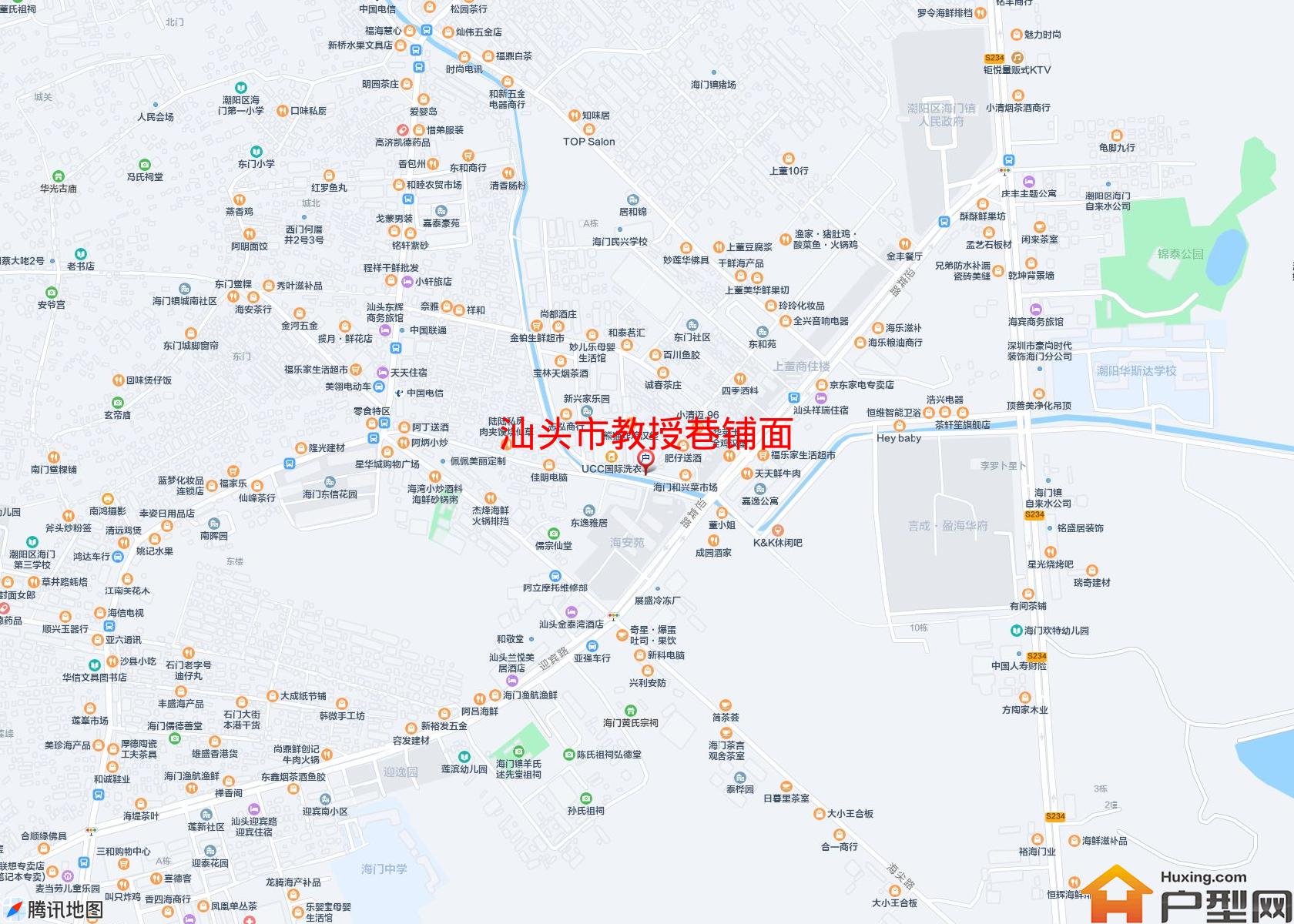 教授巷铺面小区 - 户型网