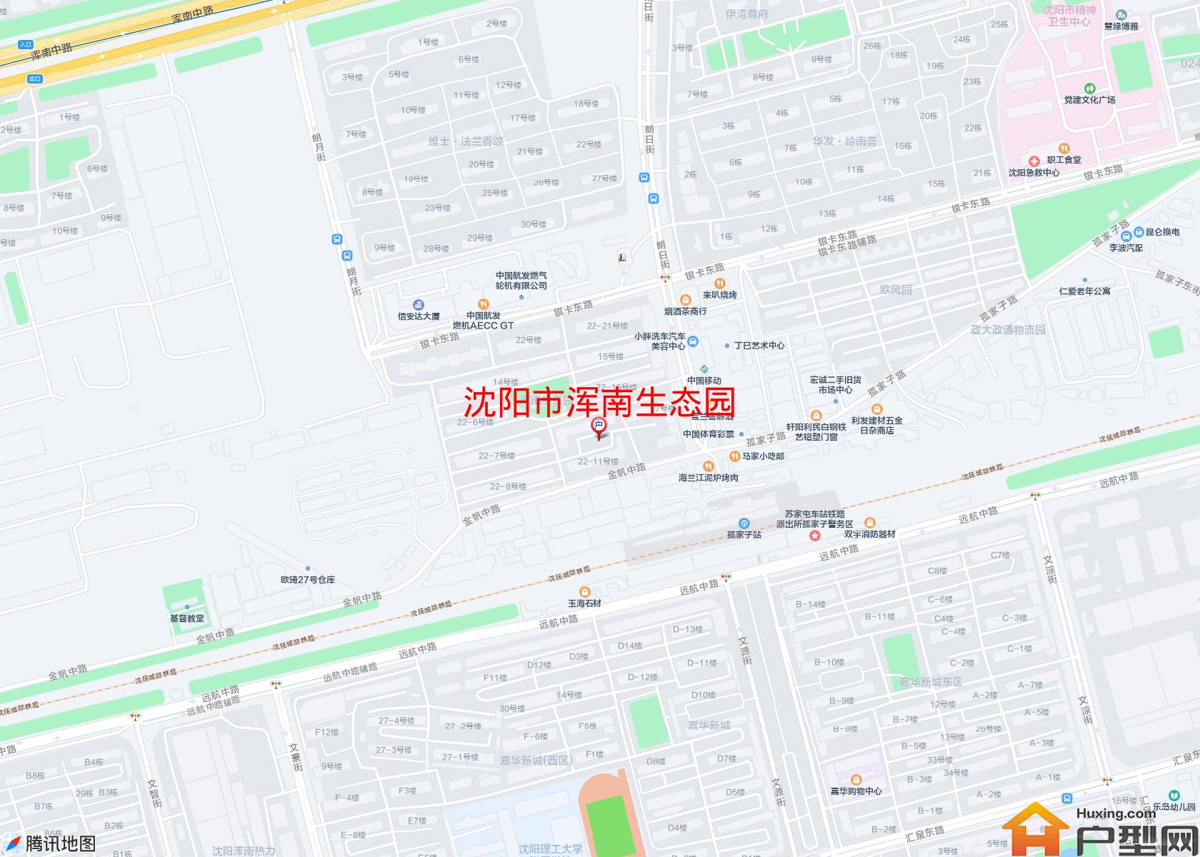 浑南生态园小区 - 户型网