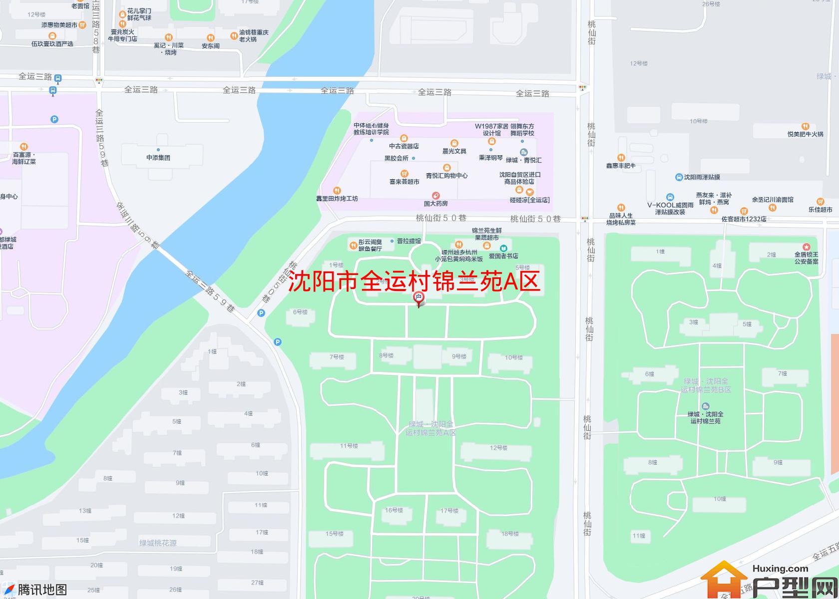 全运村锦兰苑A区小区 - 户型网
