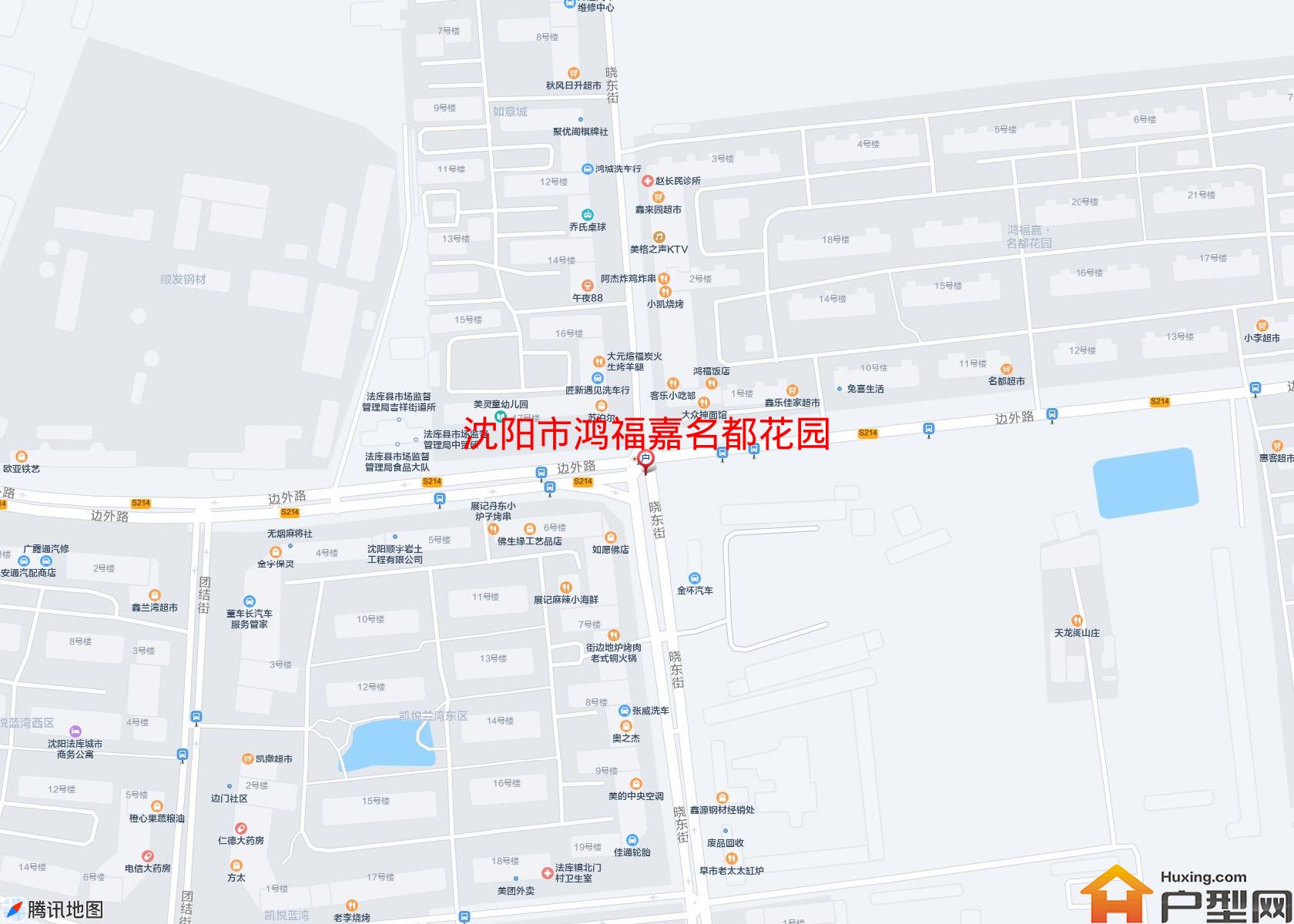 鸿福嘉名都花园小区 - 户型网
