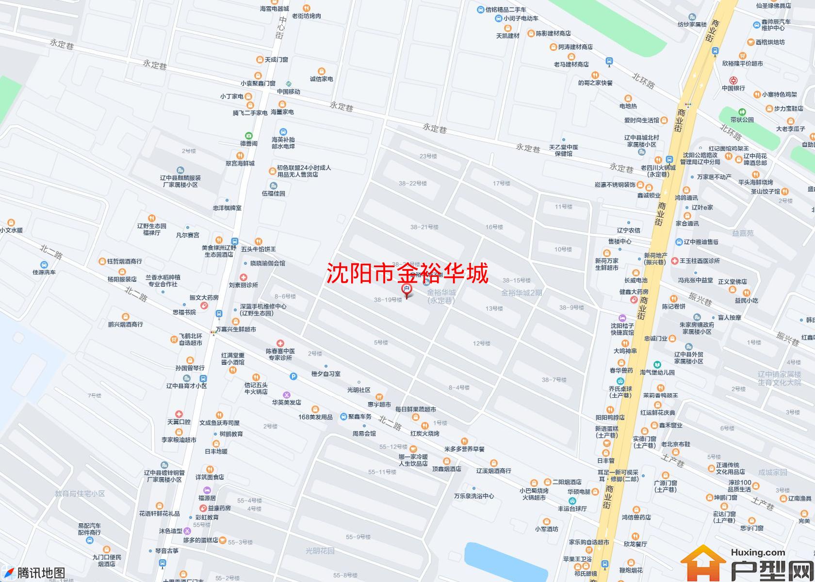 金裕华城小区 - 户型网