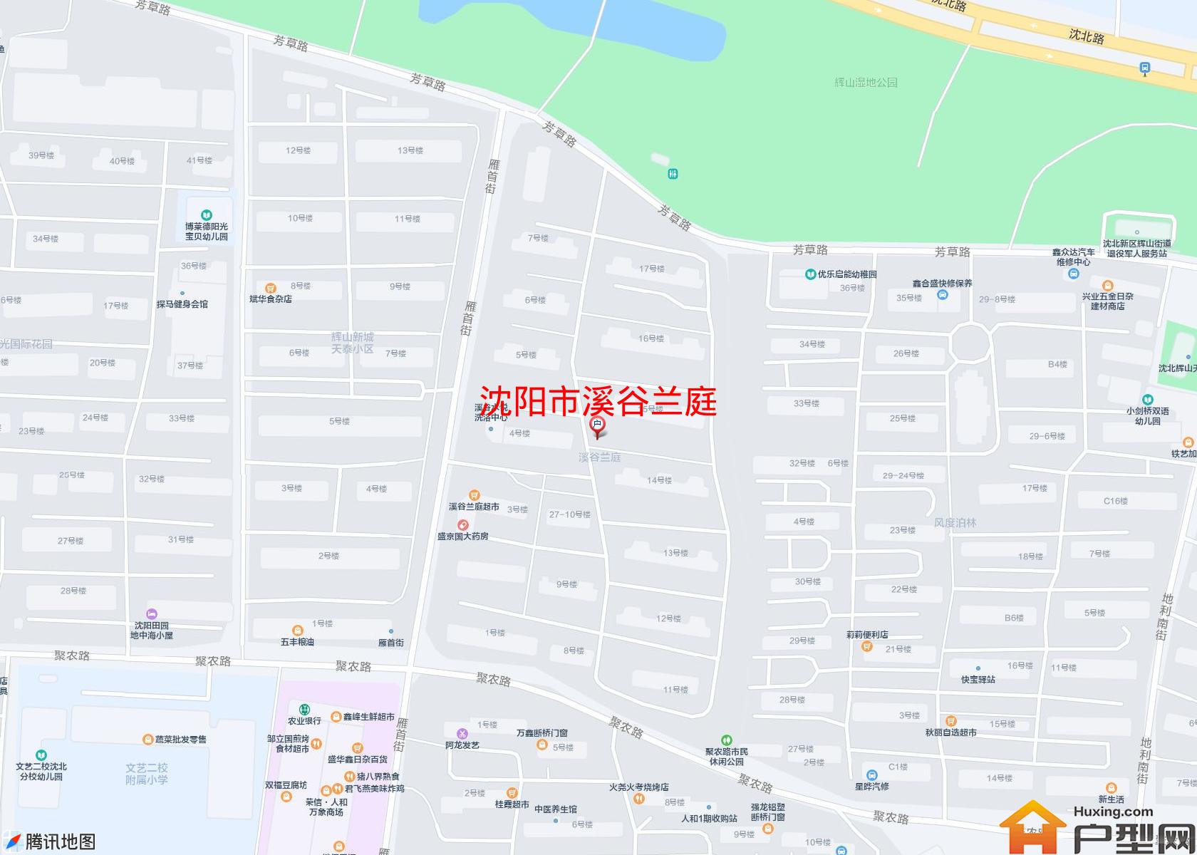 溪谷兰庭小区 - 户型网