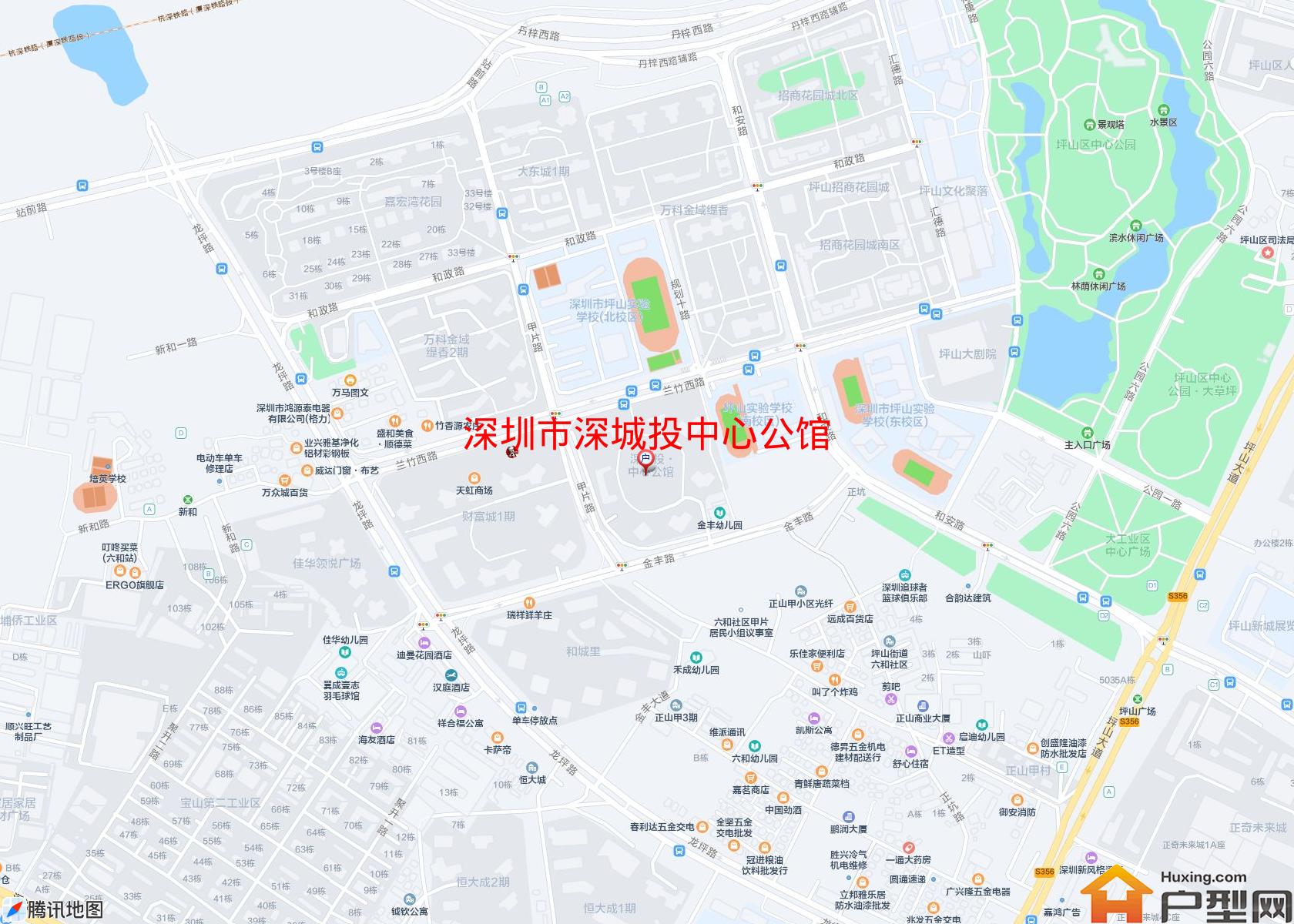 深城投中心公馆小区 - 户型网