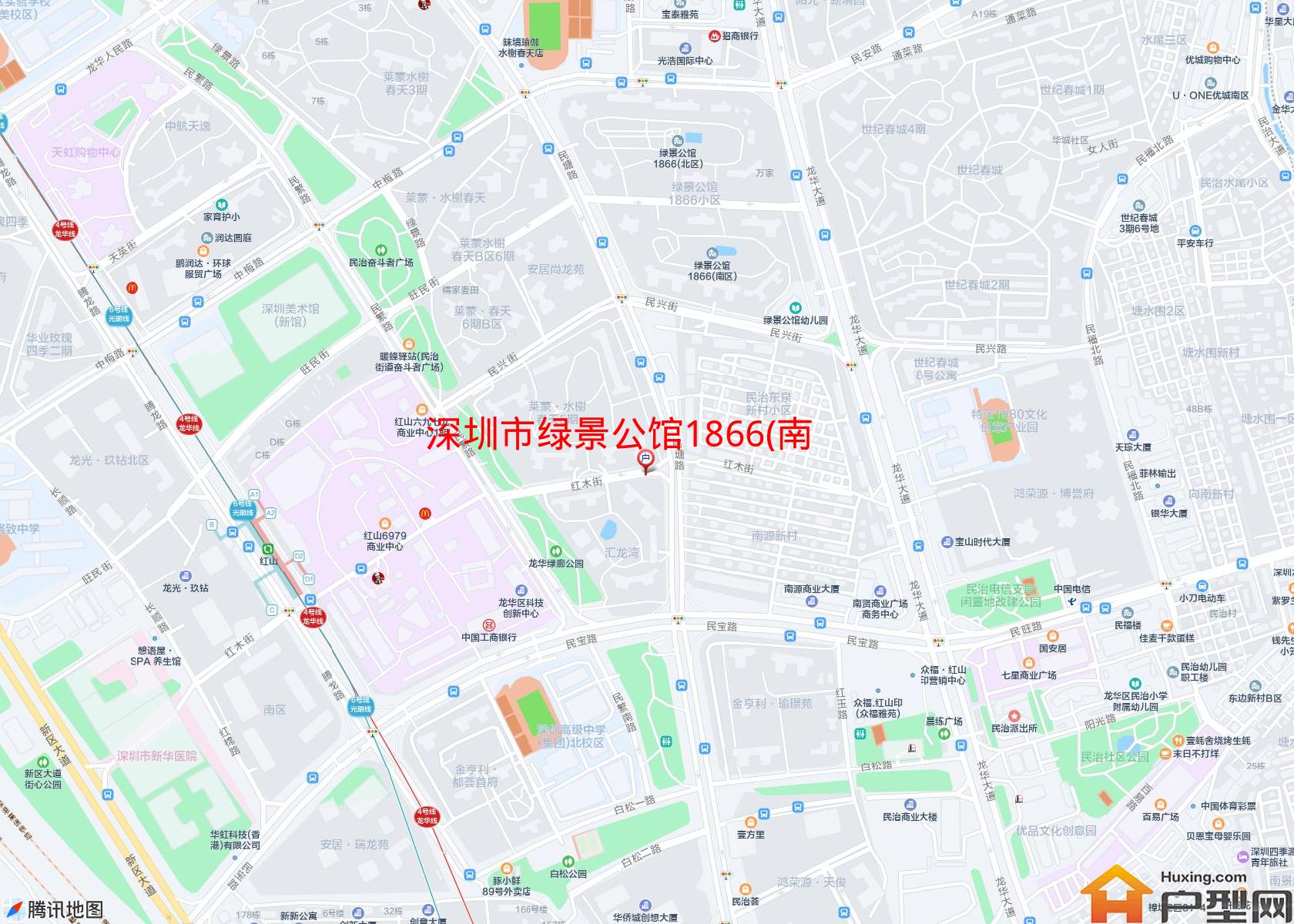 绿景公馆1866(南区)小区 - 户型网