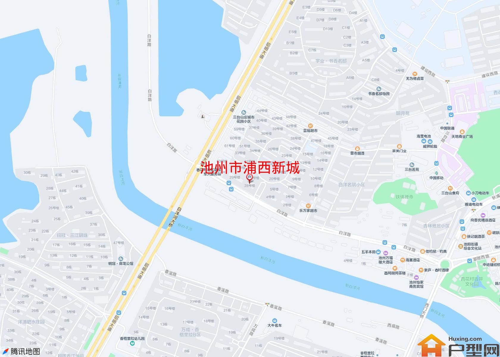 浦西新城小区 - 户型网
