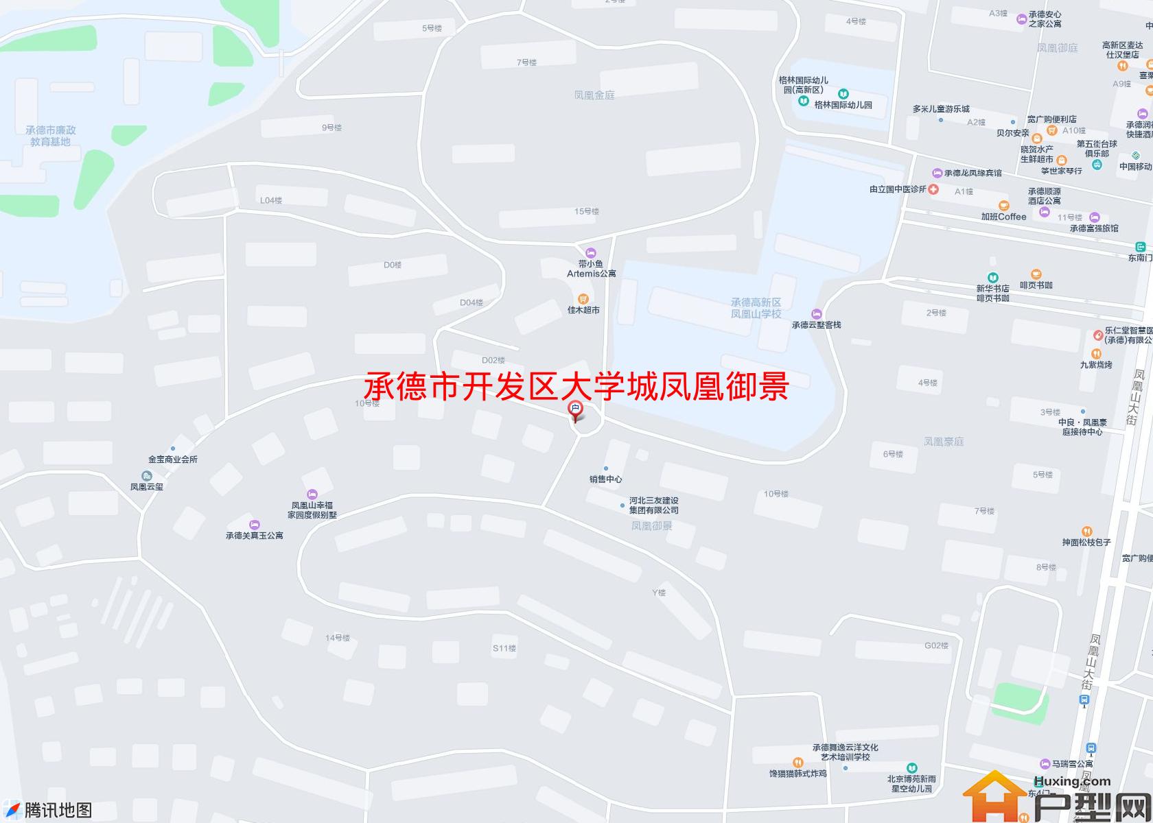 开发区大学城凤凰御景小区 - 户型网