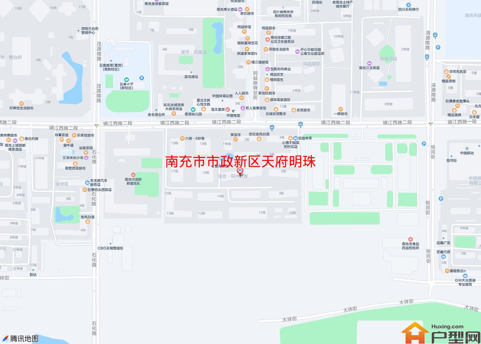 市政新区天府明珠小区 - 户型网
