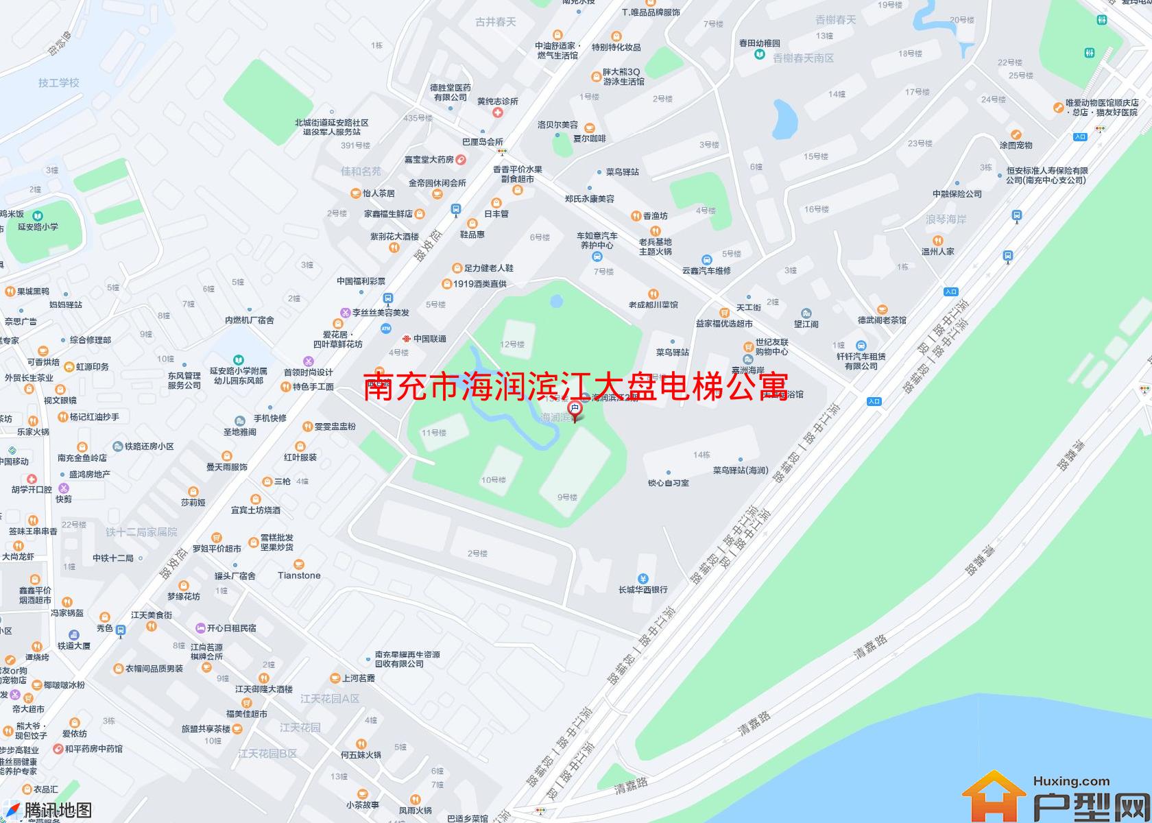 海润滨江大盘电梯公寓小区 - 户型网