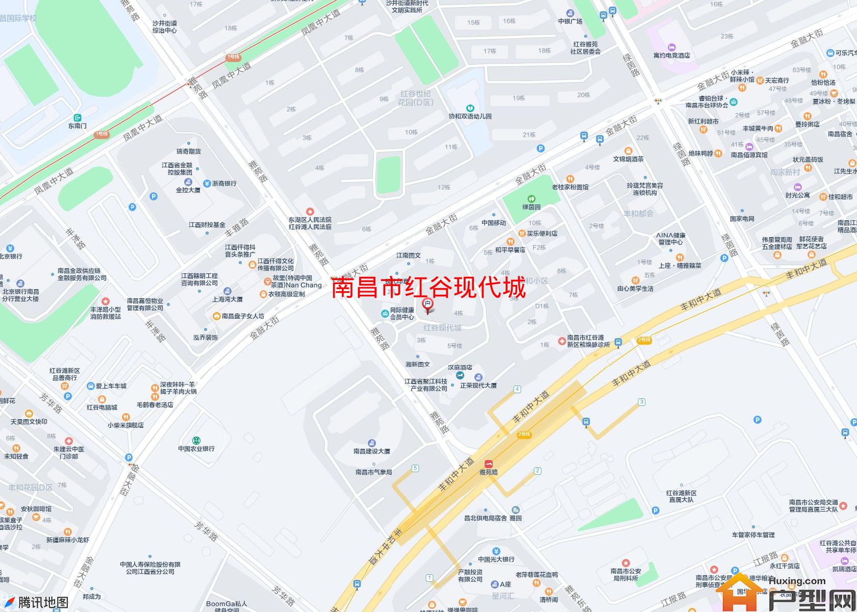 红谷现代城小区 - 户型网