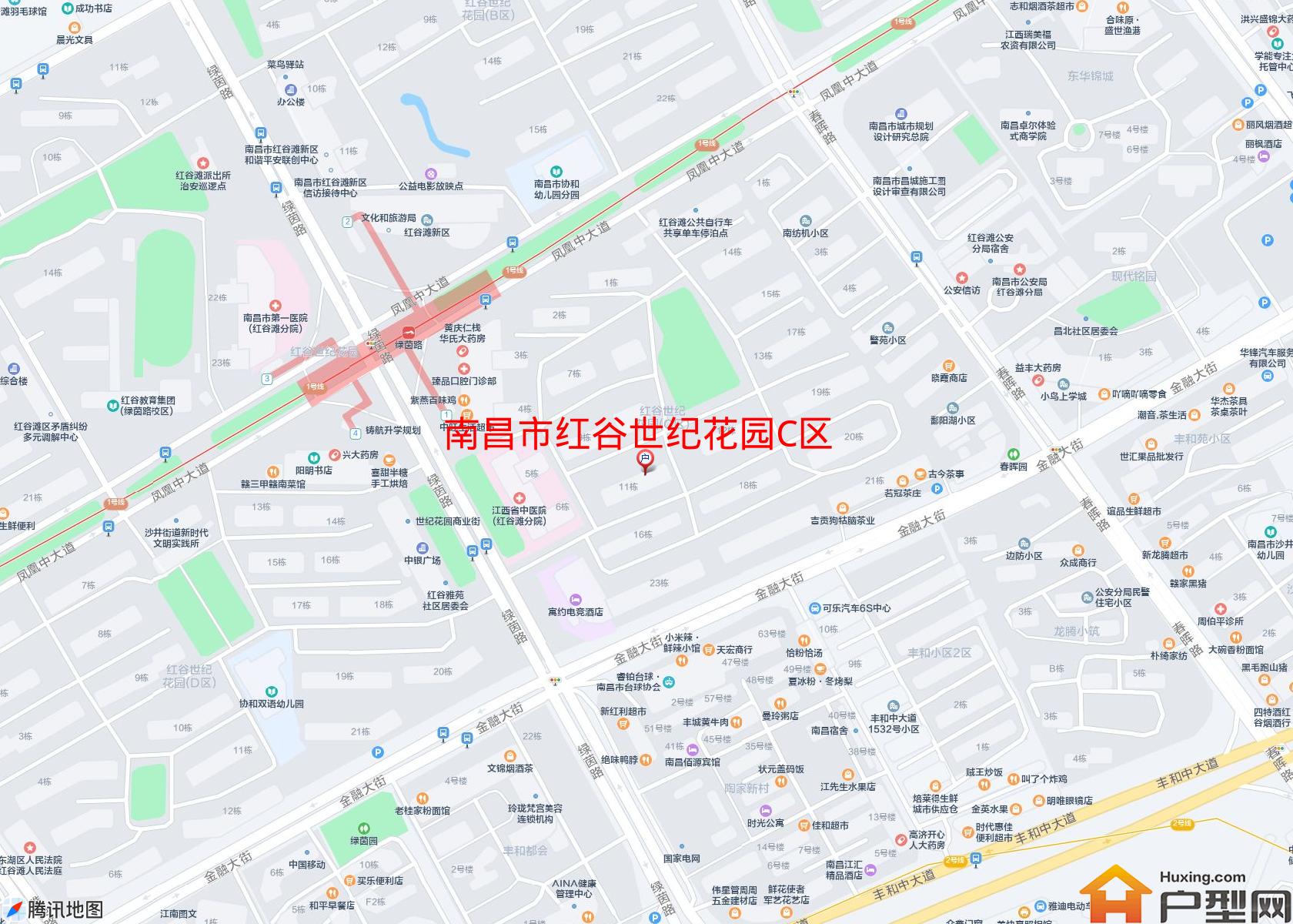 红谷世纪花园C区小区 - 户型网