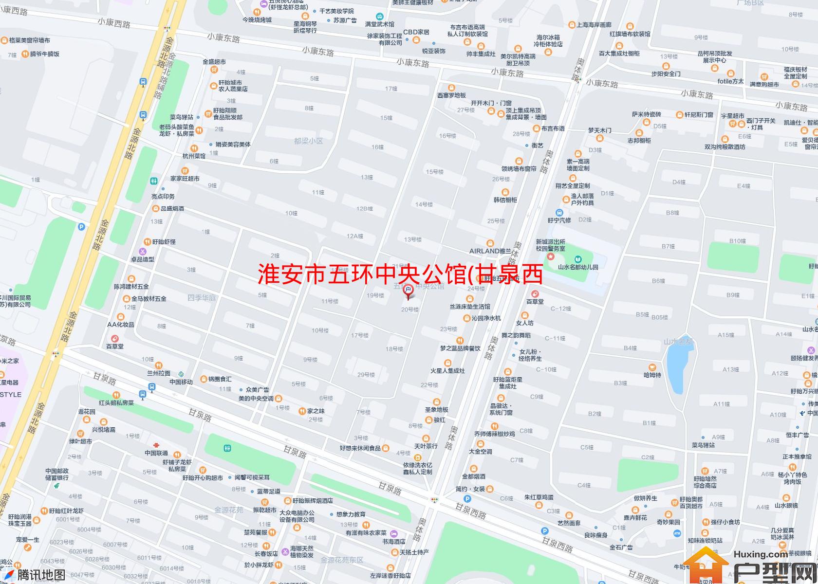 五环中央公馆(甘泉西路72号)小区 - 户型网