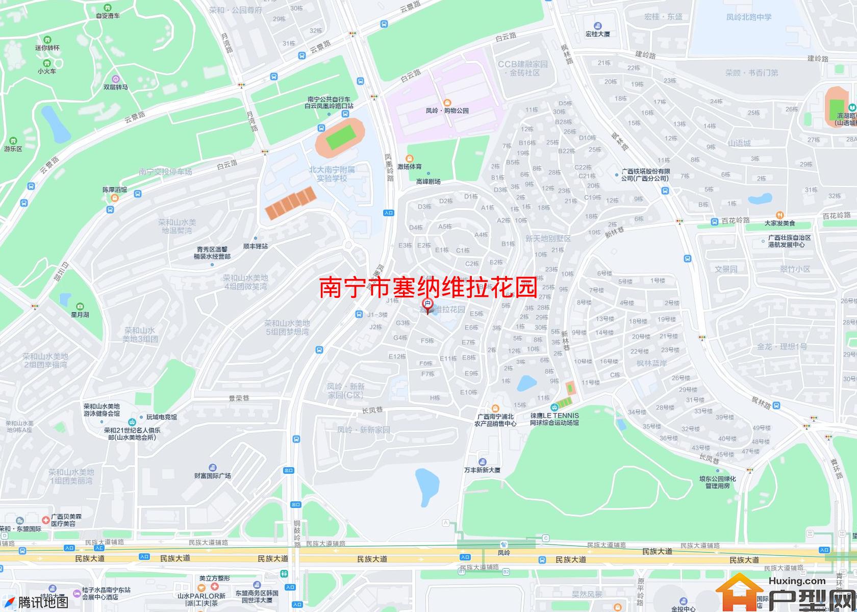 塞纳维拉花园小区 - 户型网