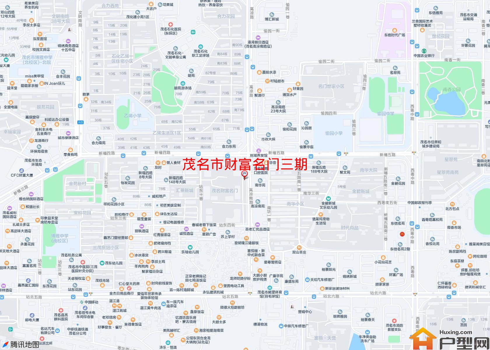 财富名门三期小区 - 户型网