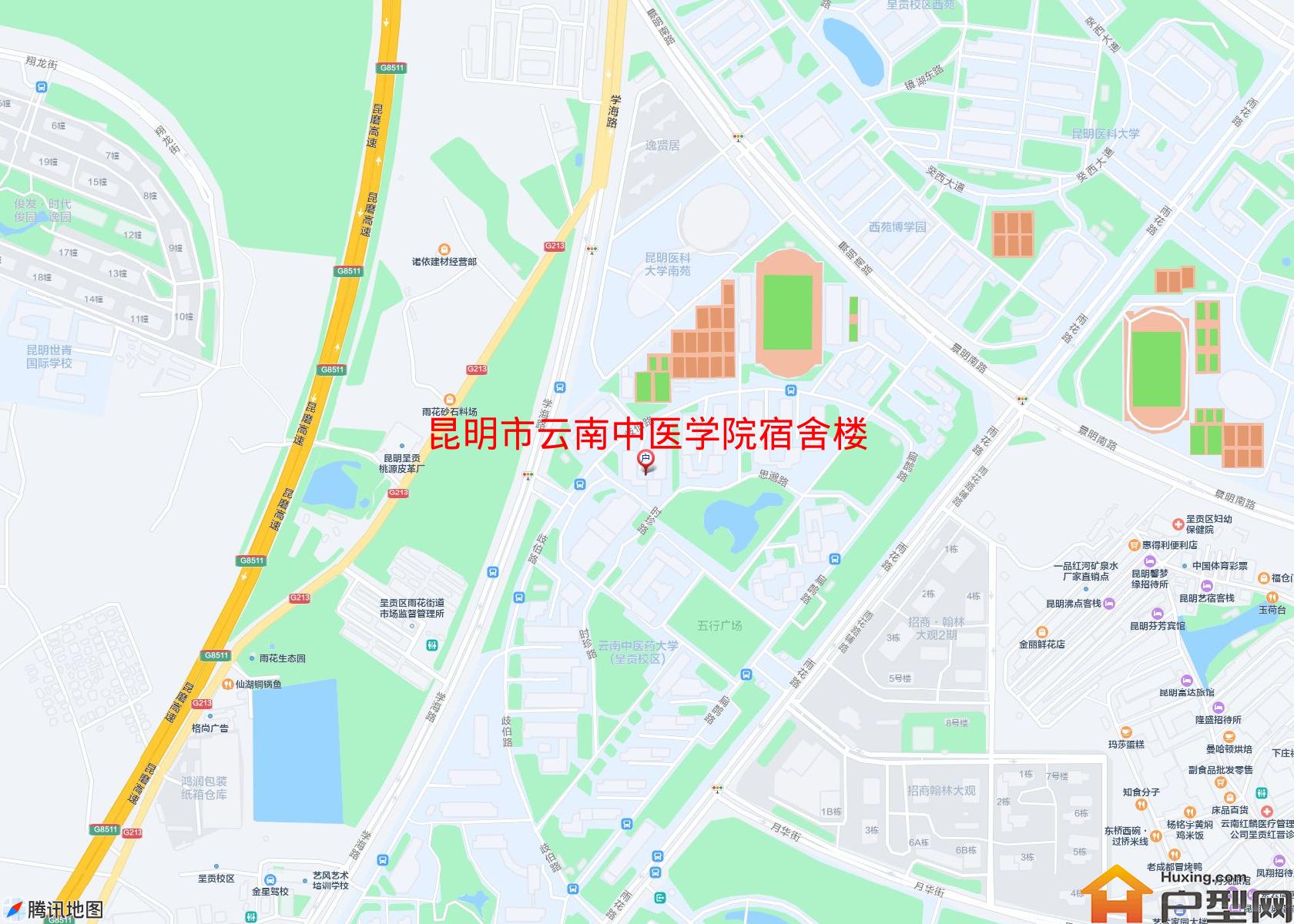 云南中医学院宿舍楼小区 - 户型网