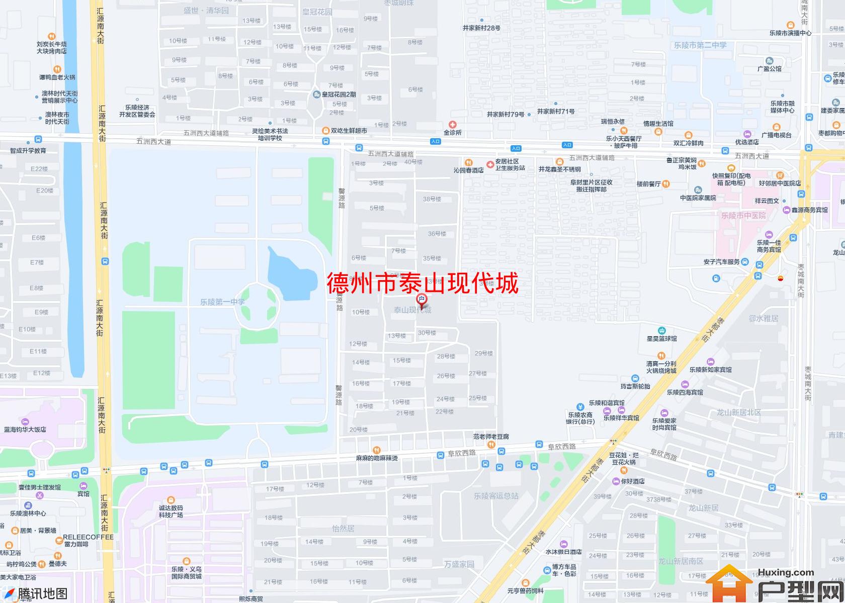 泰山现代城小区 - 户型网