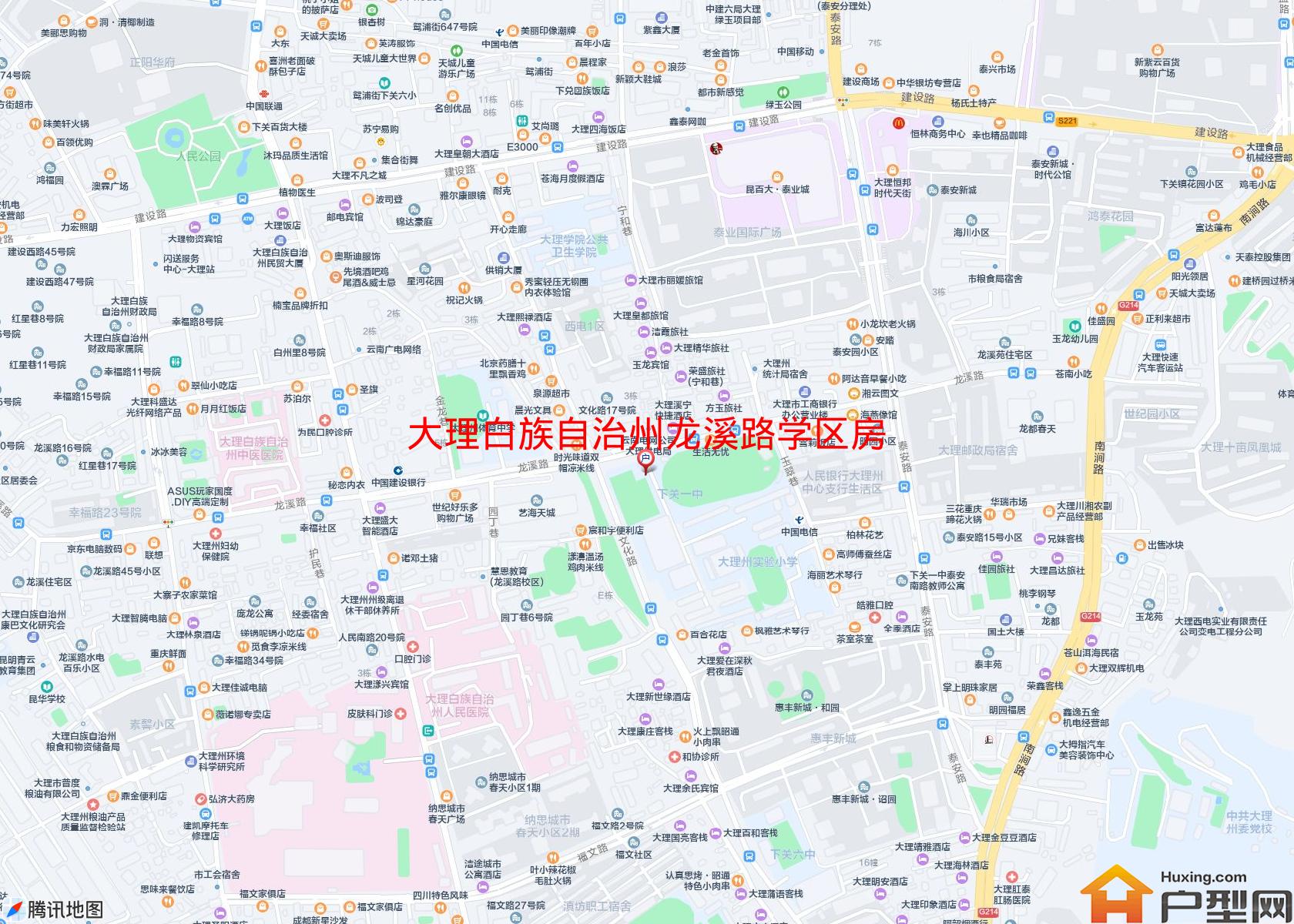 龙溪路学区房小区 - 户型网