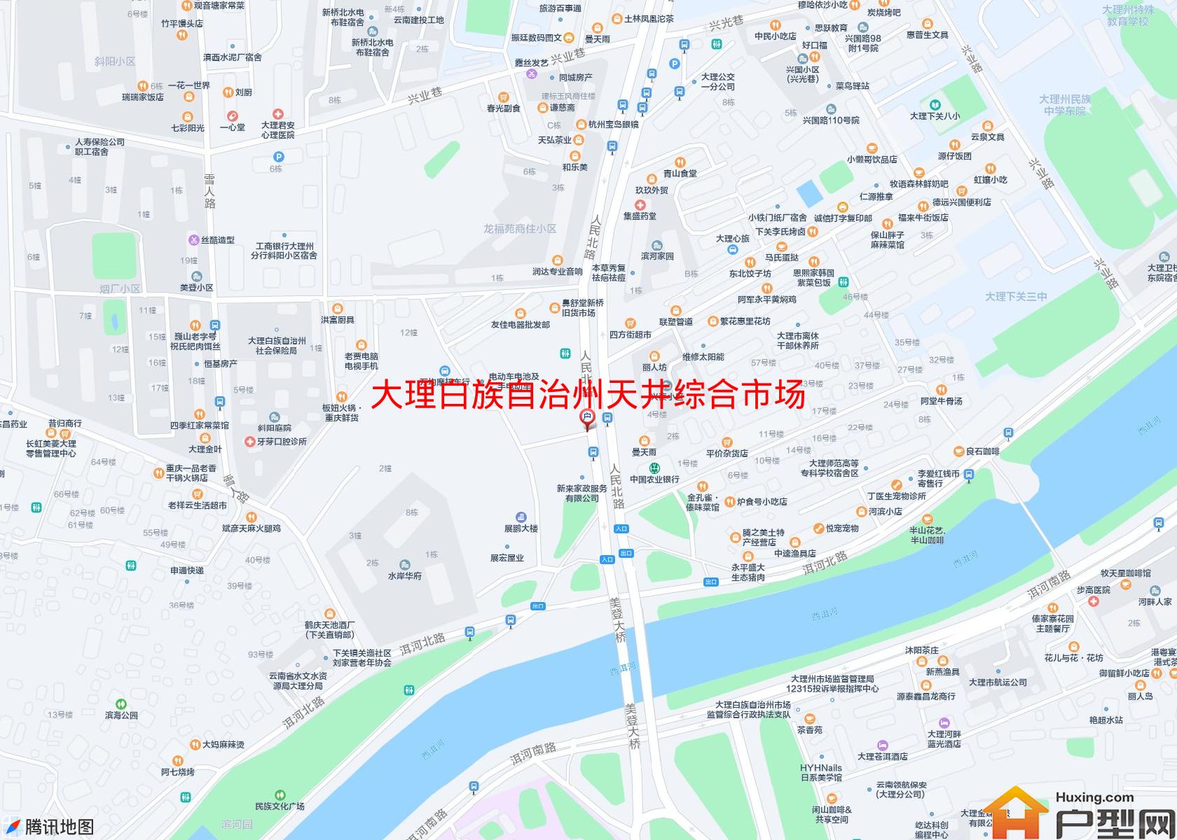 天井综合市场小区 - 户型网