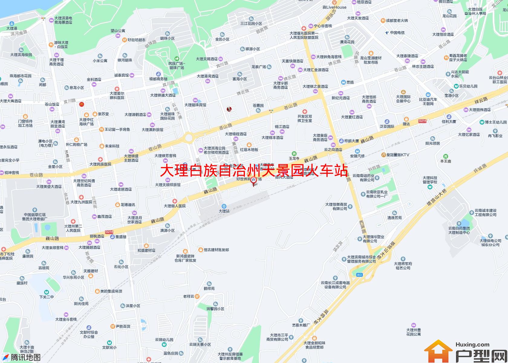 天景园火车站小区 - 户型网