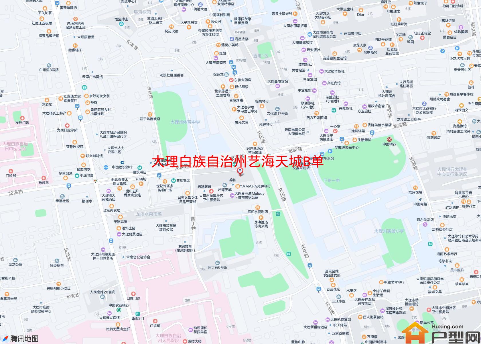 艺海天城B单元小区 - 户型网
