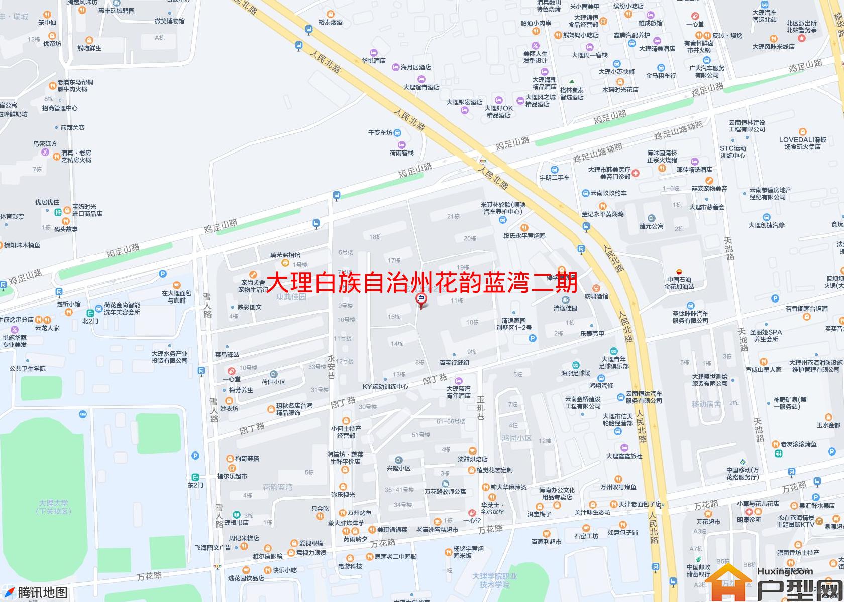 花韵蓝湾二期跃层小区 - 户型网