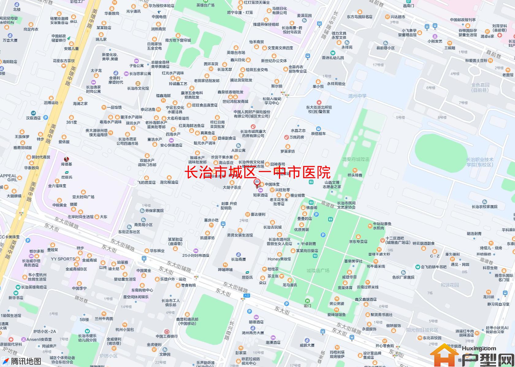 城区一中市医院小区 - 户型网
