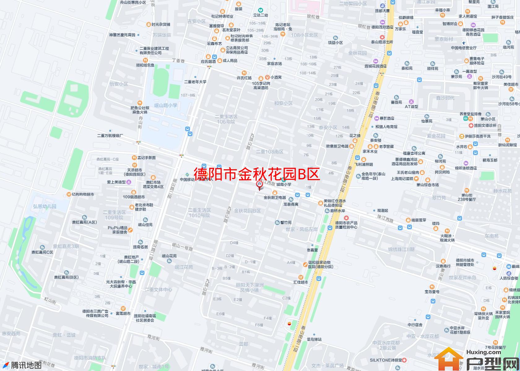 金秋花园B区小区 - 户型网