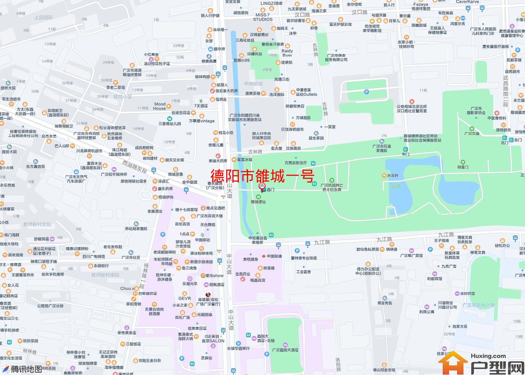 雒城一号小区 - 户型网