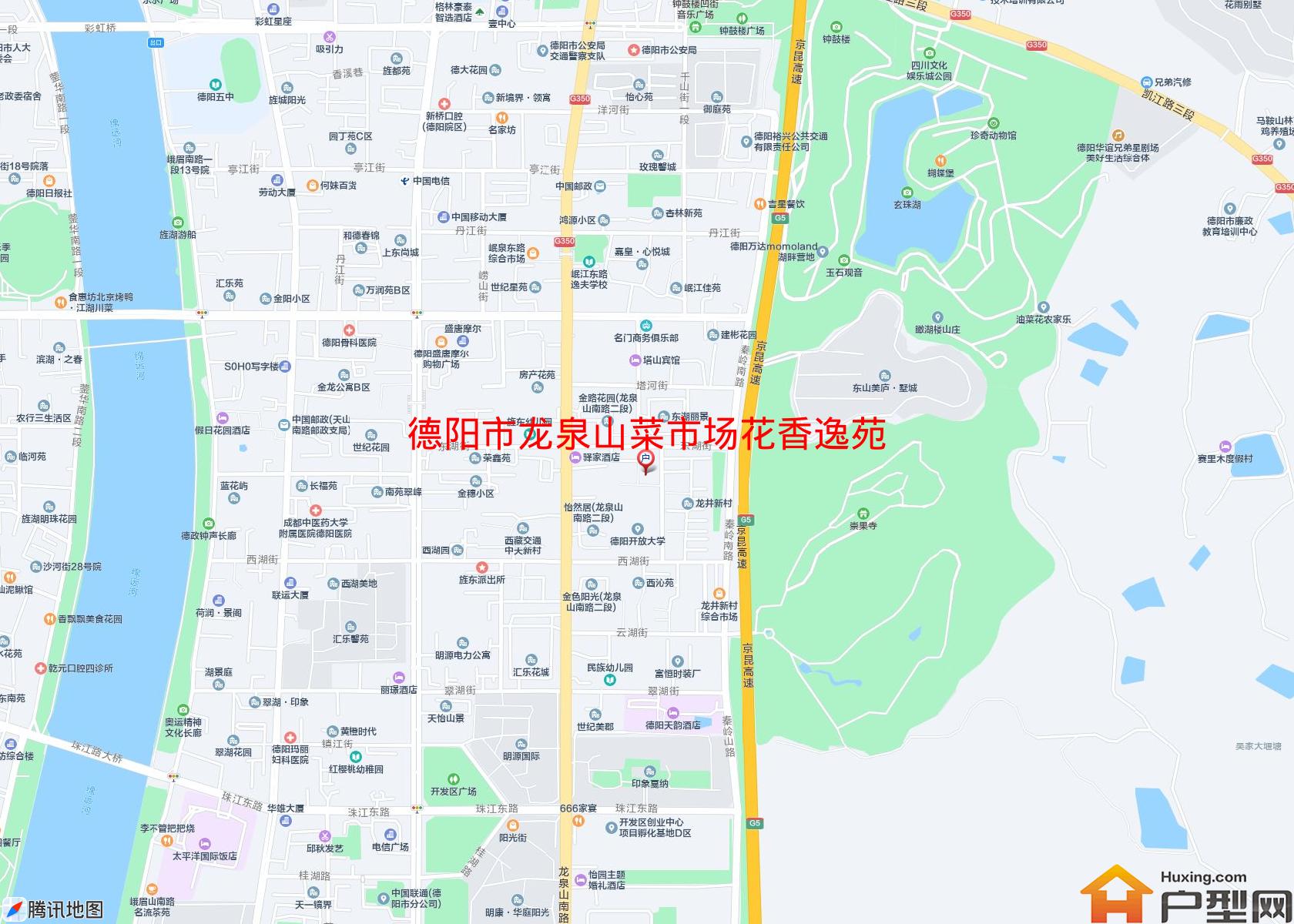 龙泉山菜市场花香逸苑小区 - 户型网