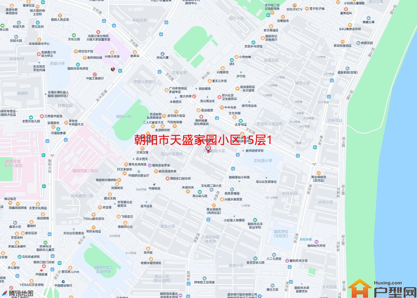 天盛家园小区15层1室1厅精装公寓小区 - 户型网
