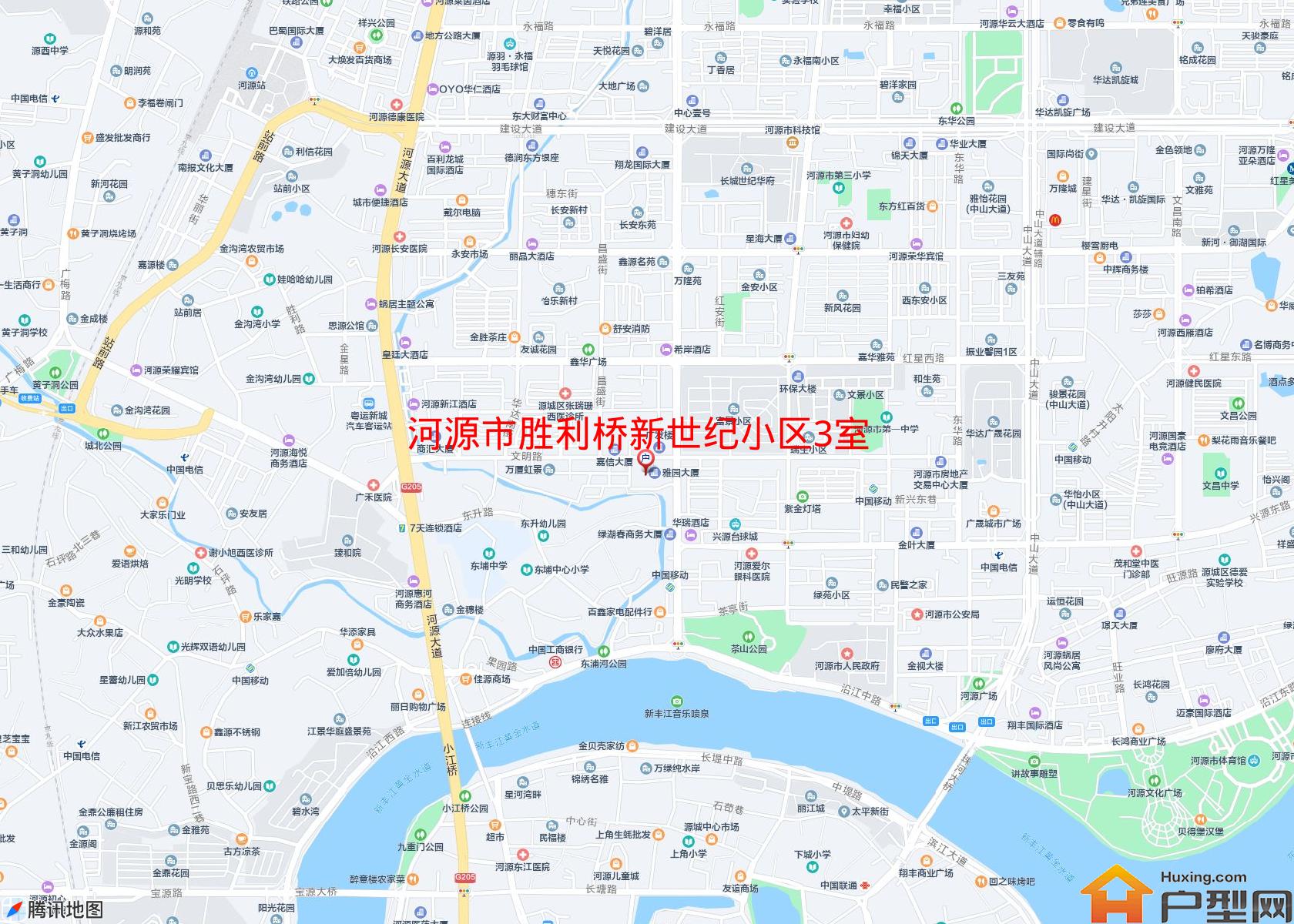 胜利桥新世纪小区3室6楼100平米小区 - 户型网