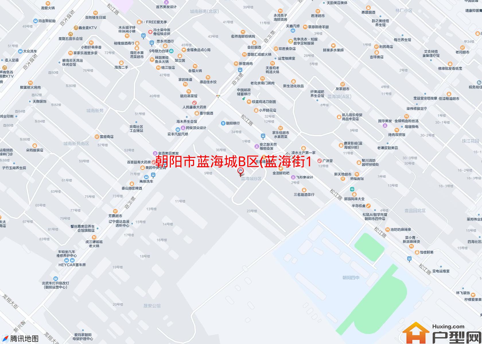 蓝海城B区(蓝海街19号)小区 - 户型网