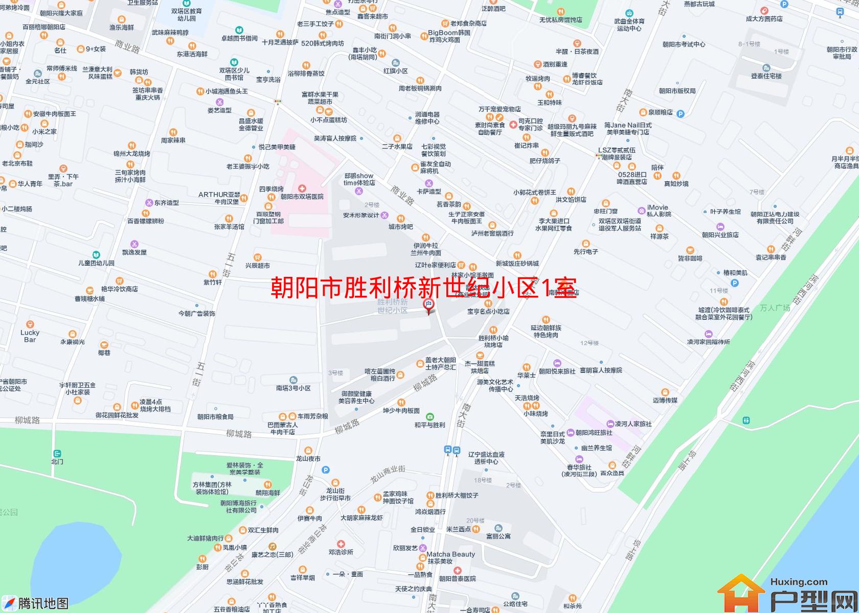 胜利桥新世纪小区1室4楼60平米全小区 - 户型网