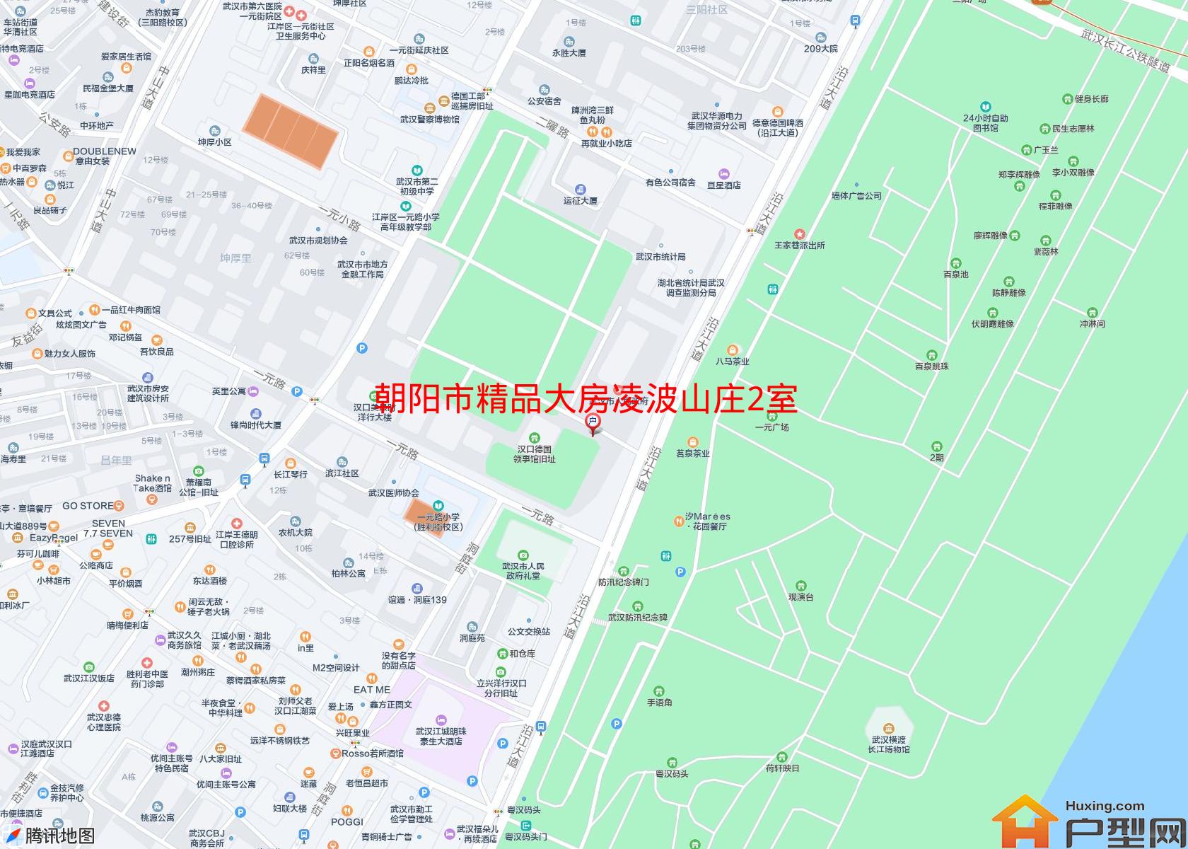 精品大房凌波山庄2室2厅105平米小区 - 户型网