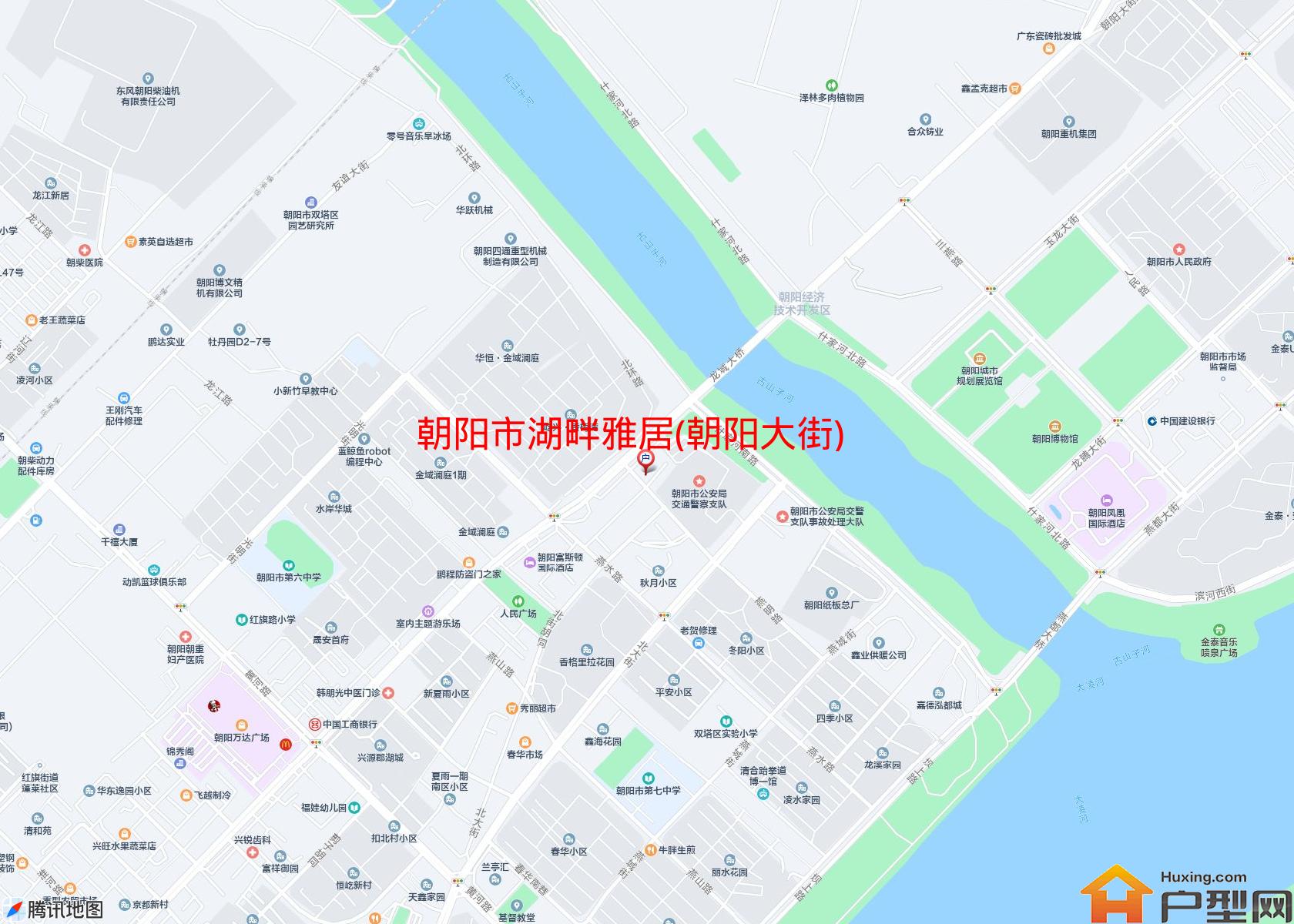 湖畔雅居(朝阳大街)小区 - 户型网