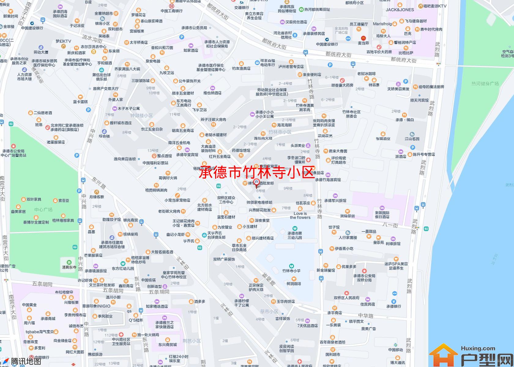 竹林寺小区小区 - 户型网