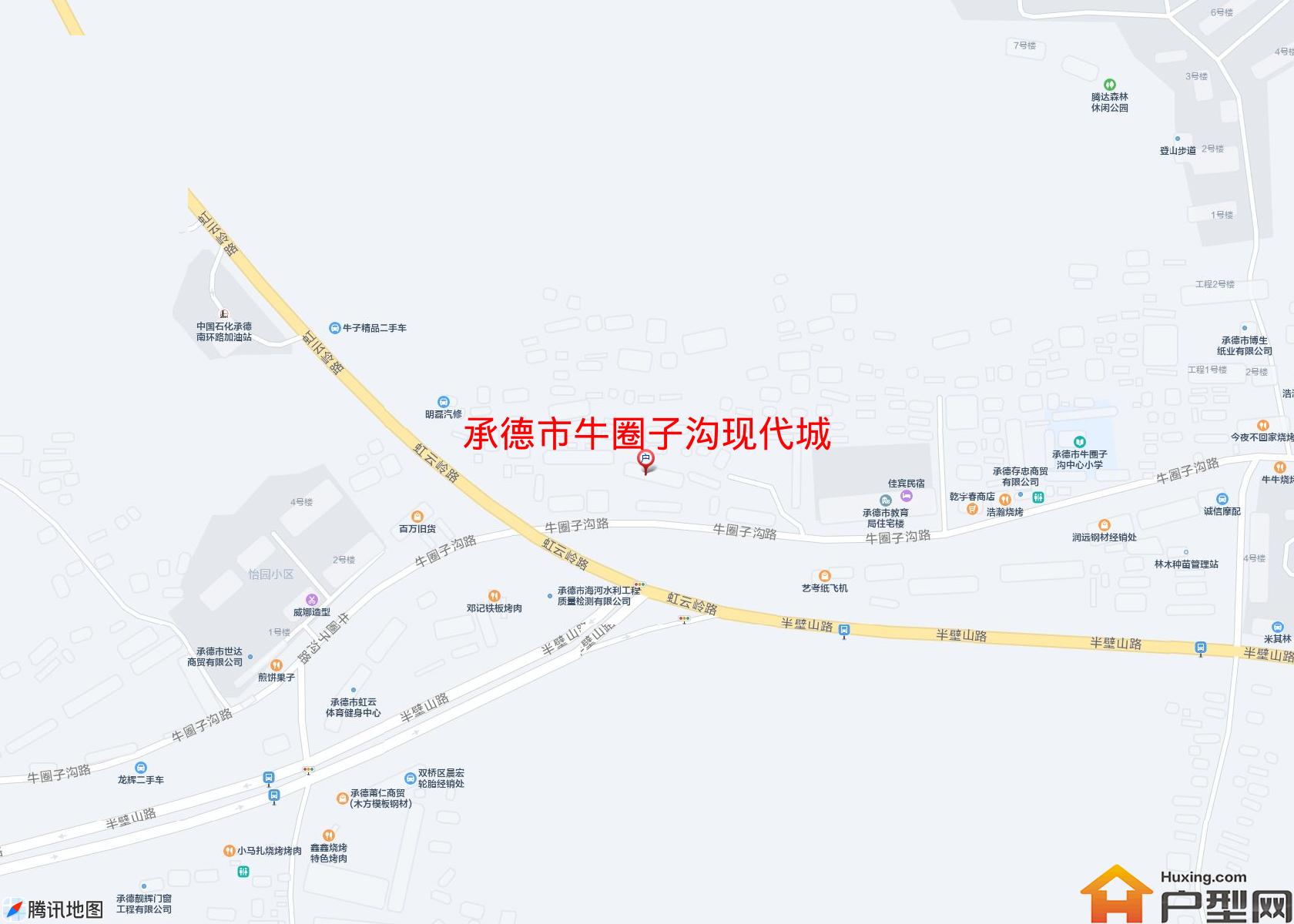 牛圈子沟现代城小区 - 户型网