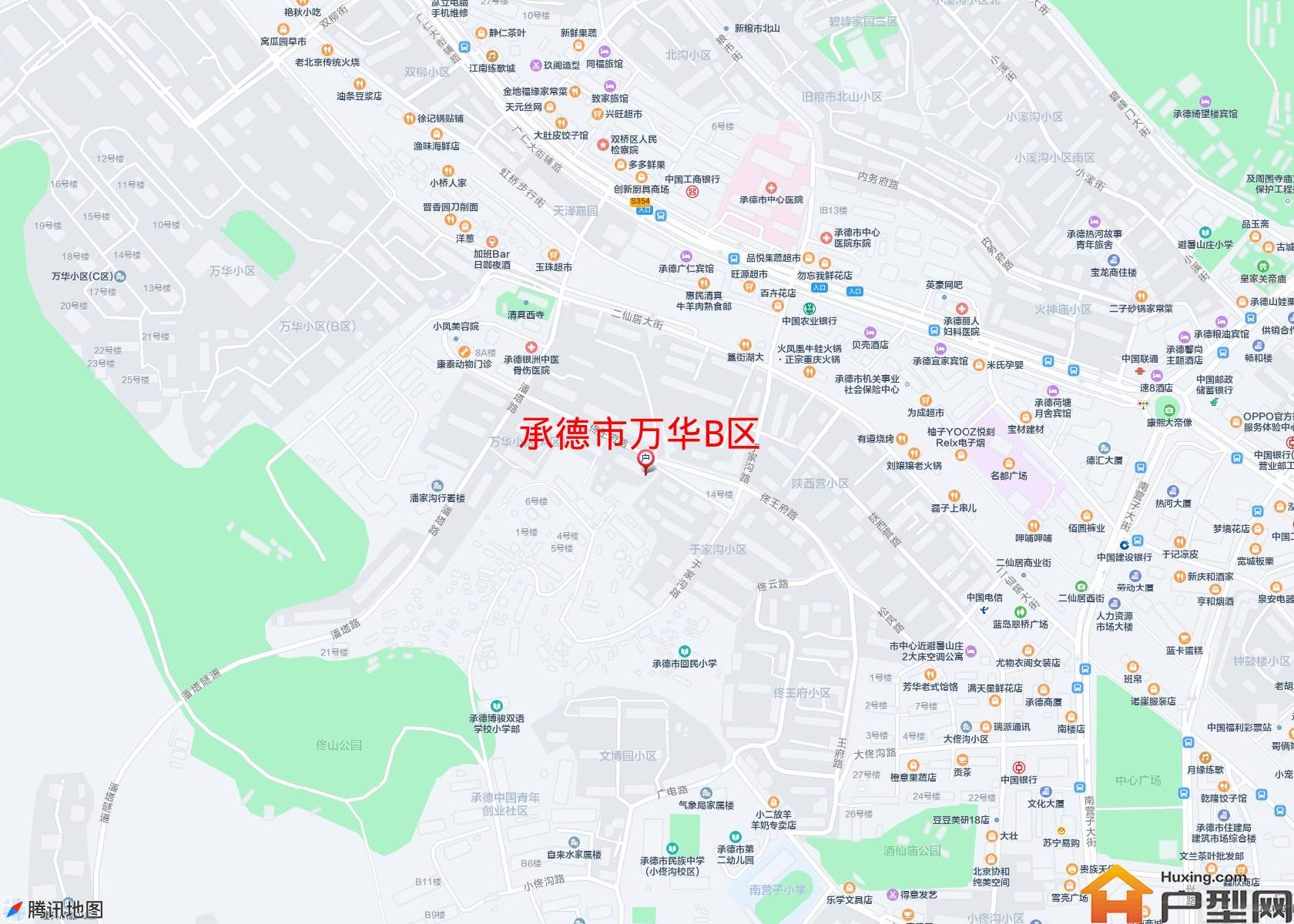 万华B区小区 - 户型网